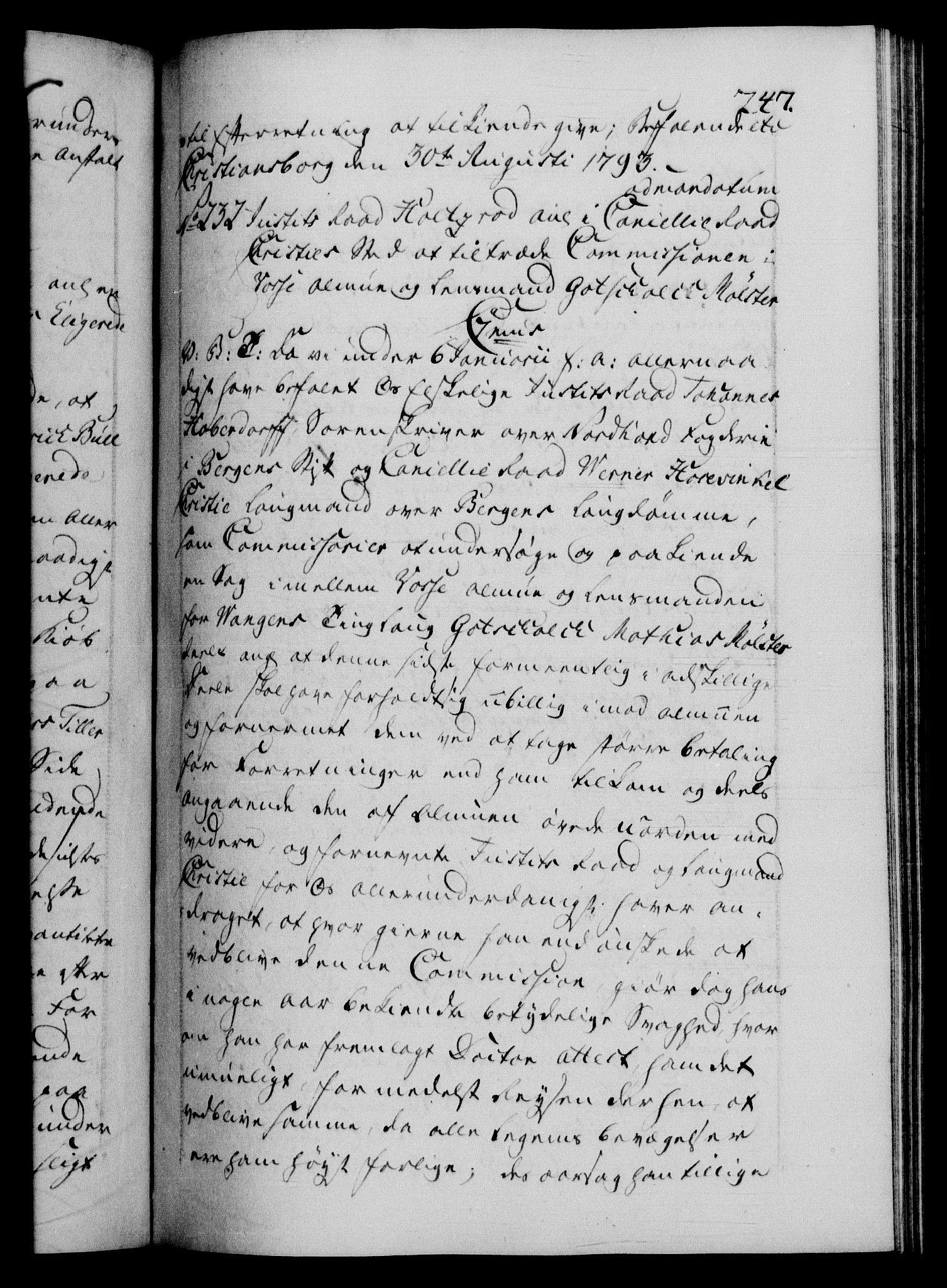 Danske Kanselli 1572-1799, AV/RA-EA-3023/F/Fc/Fca/Fcab/L0045: Norske tegnelser, 1792-1796, p. 247a
