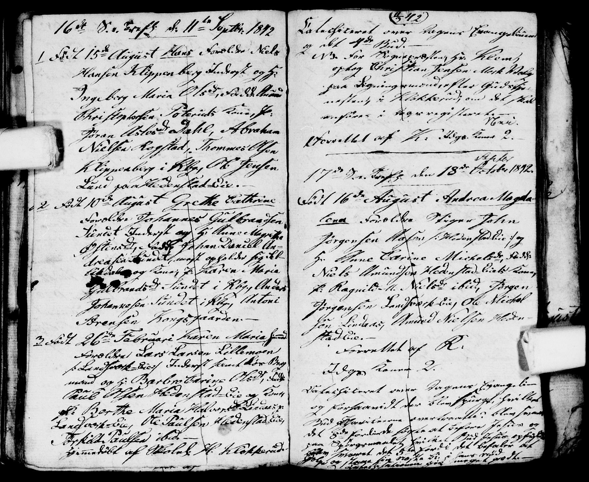 Sandsvær kirkebøker, SAKO/A-244/G/Gd/L0002: Parish register (copy) no. IV 2, 1840-1844