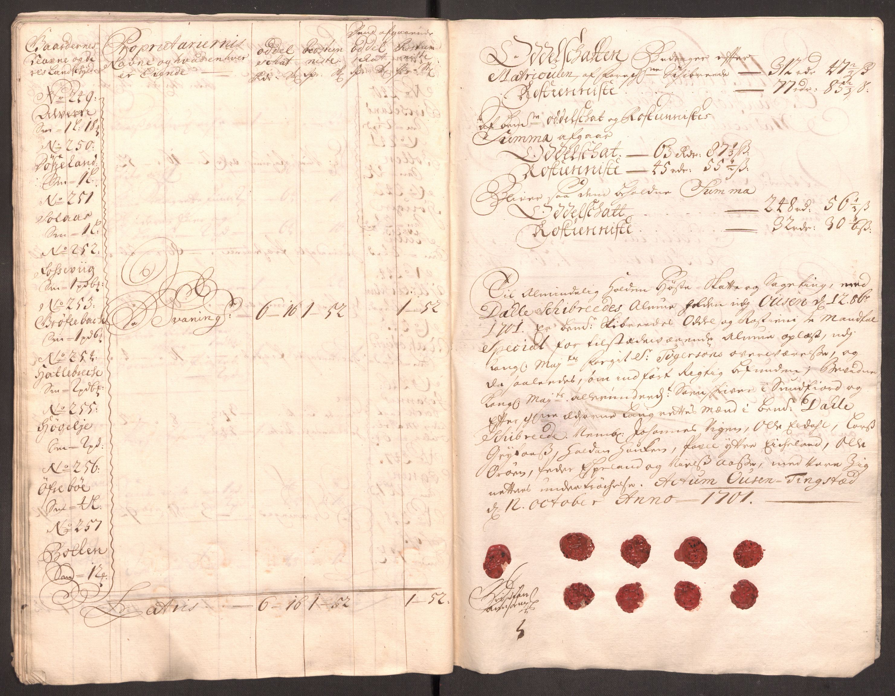 Rentekammeret inntil 1814, Reviderte regnskaper, Fogderegnskap, RA/EA-4092/R53/L3425: Fogderegnskap Sunn- og Nordfjord, 1700-1701, p. 308