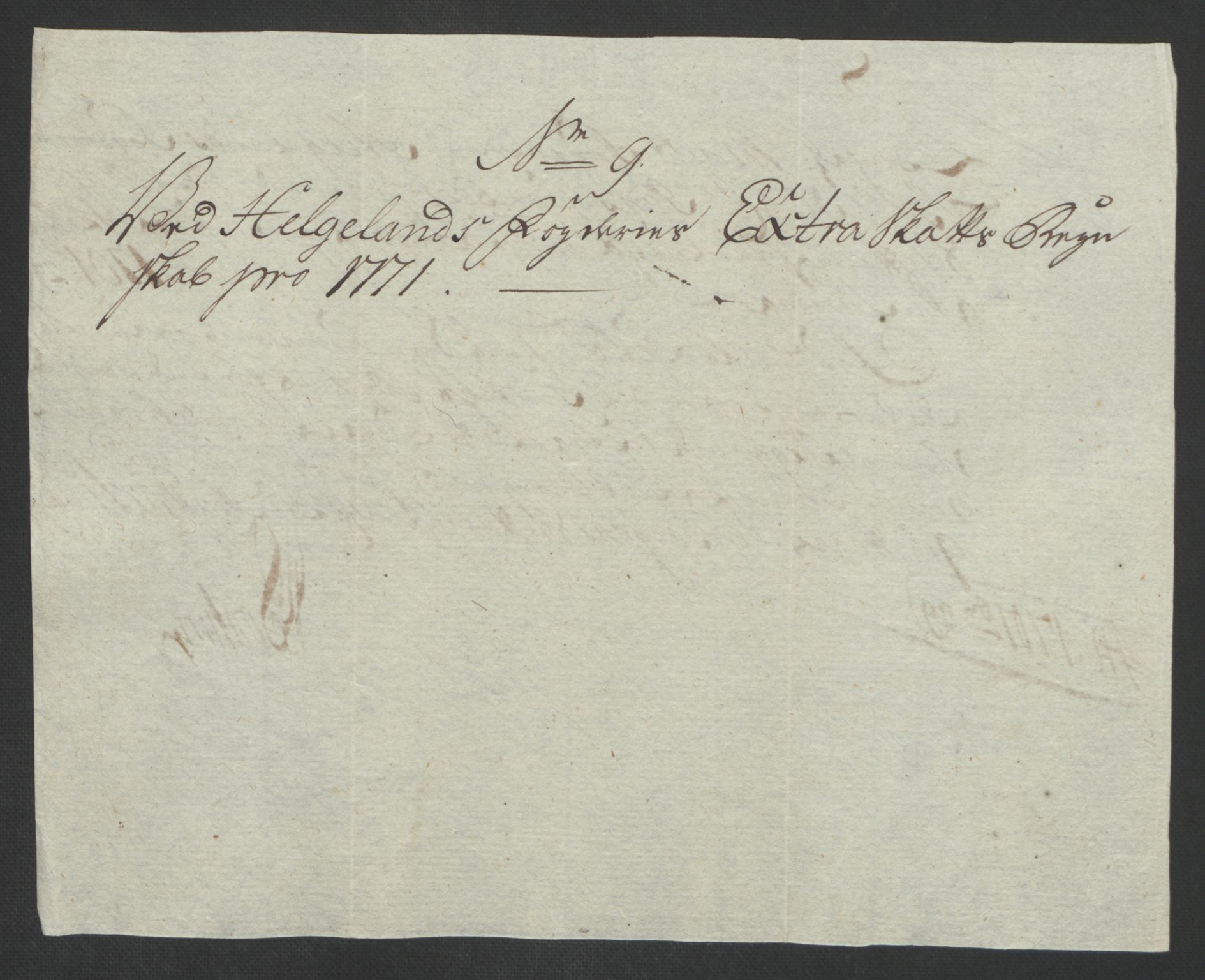 Rentekammeret inntil 1814, Reviderte regnskaper, Fogderegnskap, RA/EA-4092/R65/L4573: Ekstraskatten Helgeland, 1762-1772, p. 348