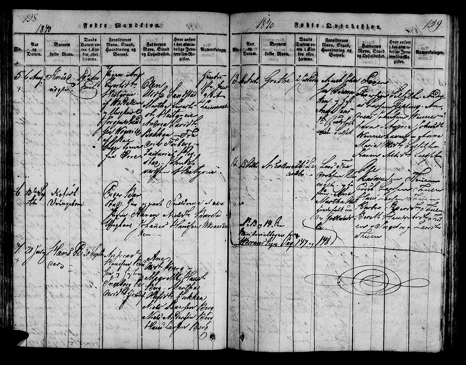 Ministerialprotokoller, klokkerbøker og fødselsregistre - Nord-Trøndelag, SAT/A-1458/722/L0217: Parish register (official) no. 722A04, 1817-1842, p. 138-139