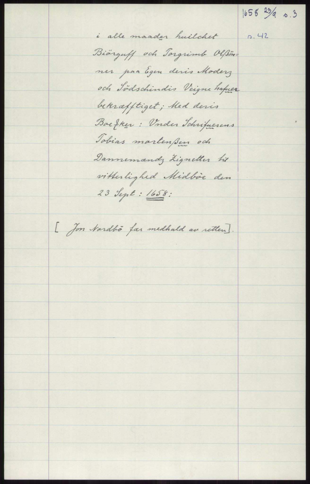 Samlinger til kildeutgivelse, Diplomavskriftsamlingen, AV/RA-EA-4053/H/Ha, p. 2298