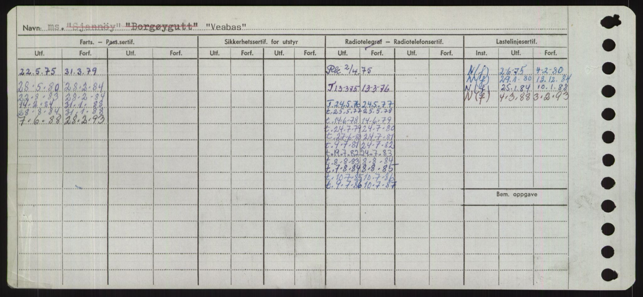 Sjøfartsdirektoratet med forløpere, Skipsmålingen, AV/RA-S-1627/H/Hd/L0040: Fartøy, U-Ve, p. 434