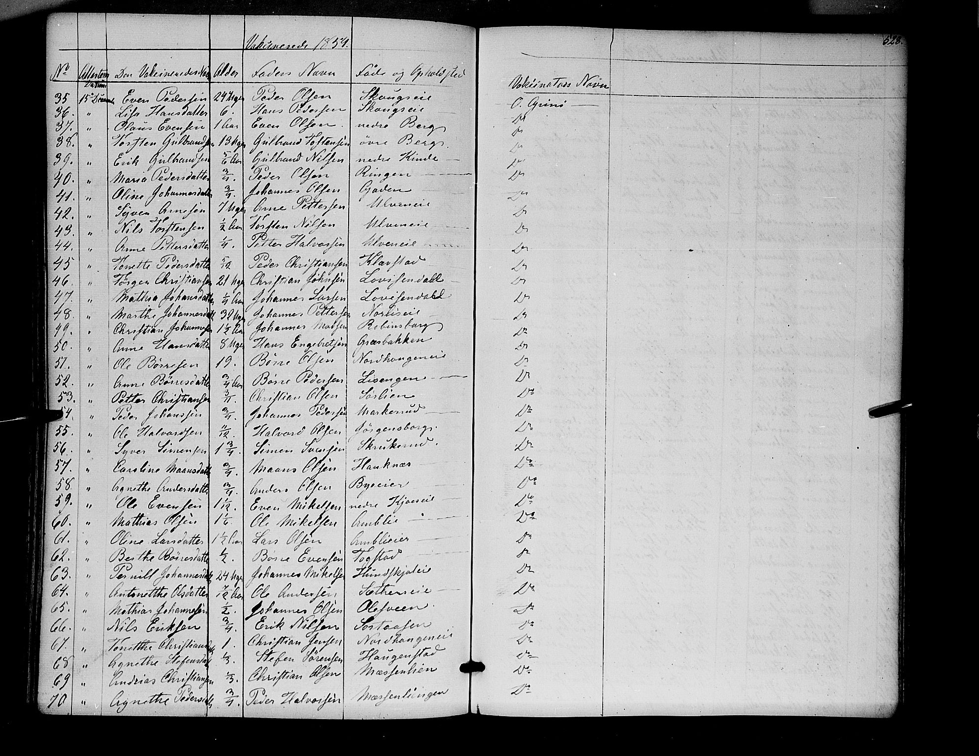Ringsaker prestekontor, AV/SAH-PREST-014/K/Ka/L0009: Parish register (official) no. 9, 1850-1860, p. 528