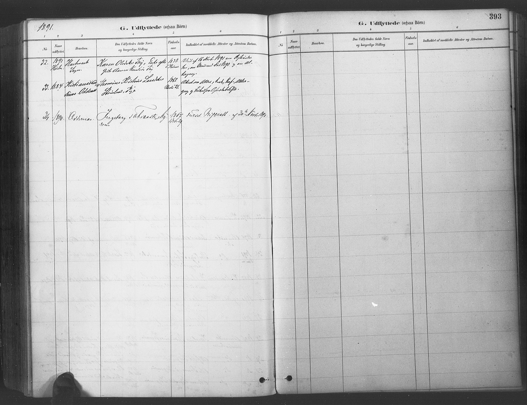 Søgne sokneprestkontor, SAK/1111-0037/F/Fa/Fab/L0012: Parish register (official) no. A 12, 1880-1891, p. 393