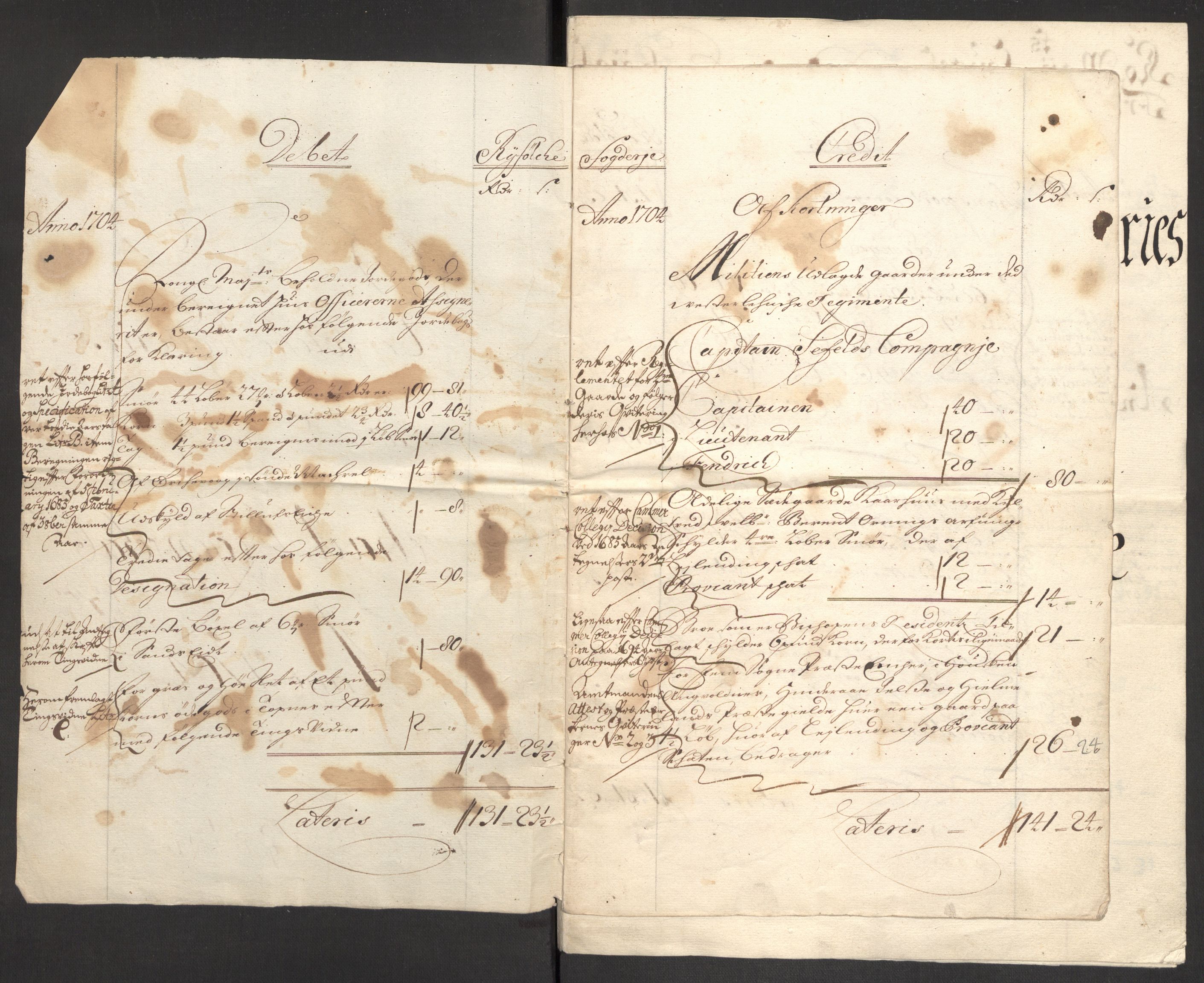 Rentekammeret inntil 1814, Reviderte regnskaper, Fogderegnskap, AV/RA-EA-4092/R47/L2860: Fogderegnskap Ryfylke, 1703-1705, p. 143