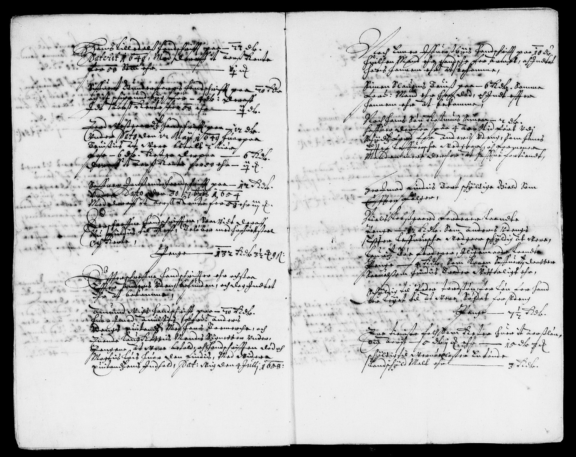 Rentekammeret inntil 1814, Reviderte regnskaper, Lensregnskaper, AV/RA-EA-5023/R/Rb/Rbg/L0011: Verne kloster len, 1651-1661
