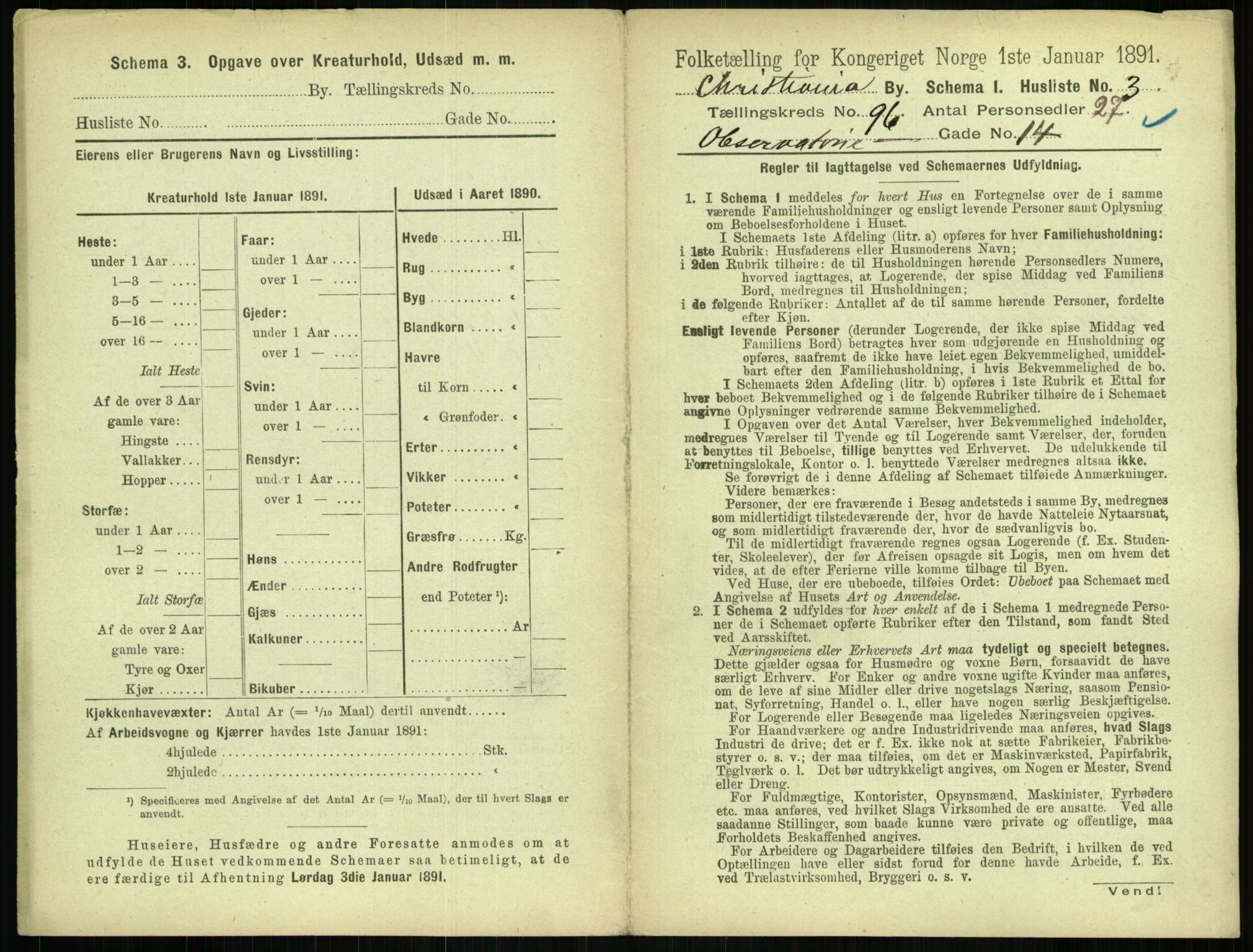 RA, 1891 census for 0301 Kristiania, 1891, p. 46517