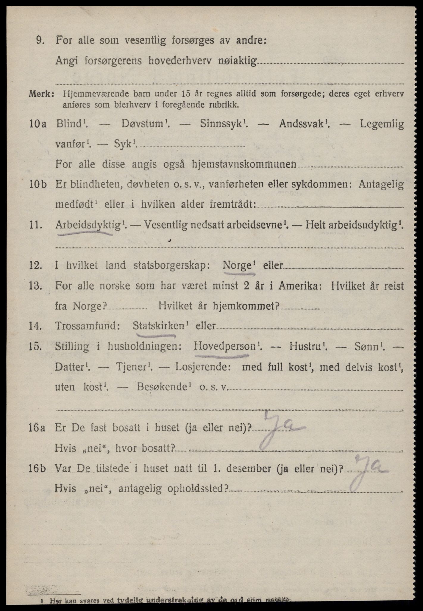 SAT, 1920 census for Vartdal, 1920, p. 732