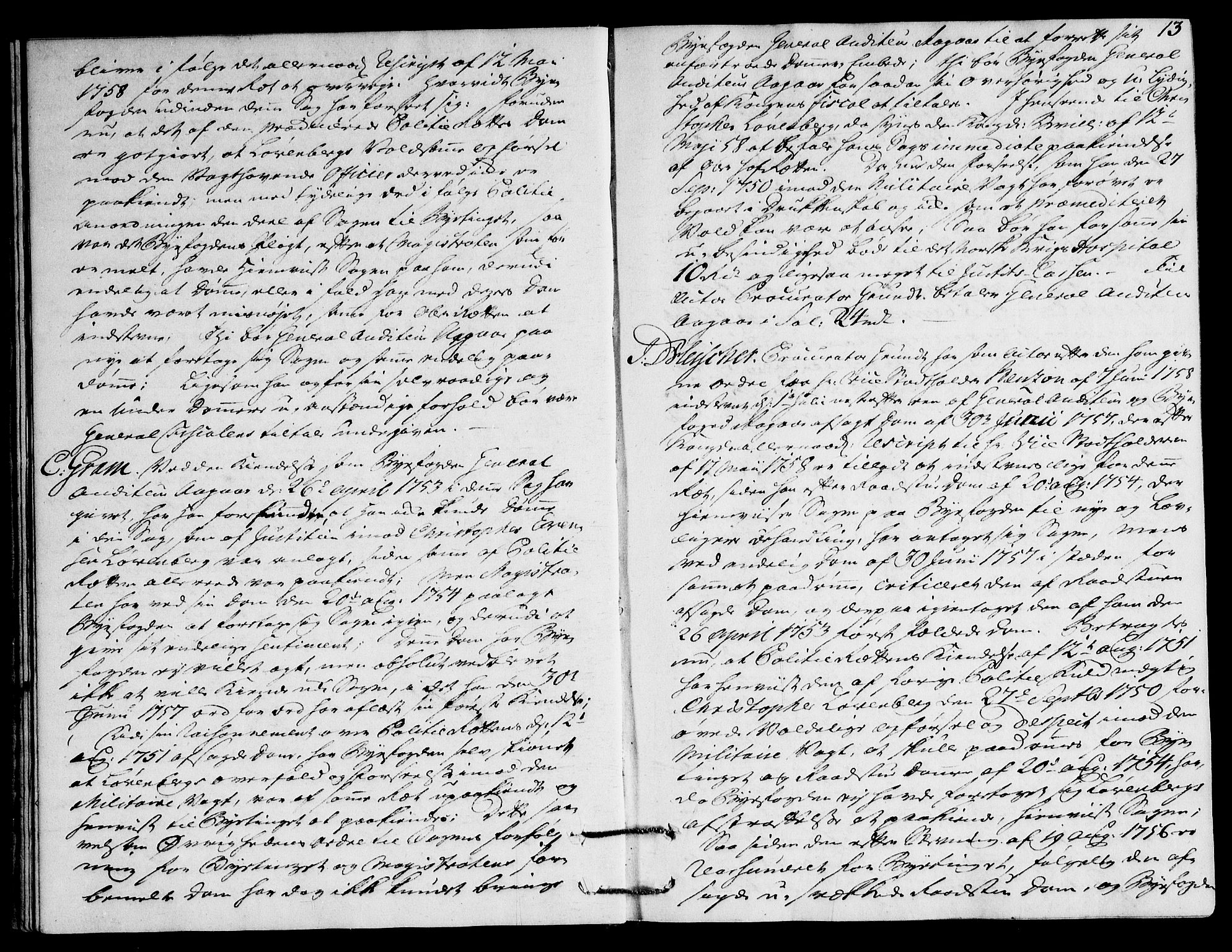 Overhoffretten 1667-1797, AV/RA-EA-2884/Ac/L0196: Voteringsprotokoll, 1759, p. 12b-13a