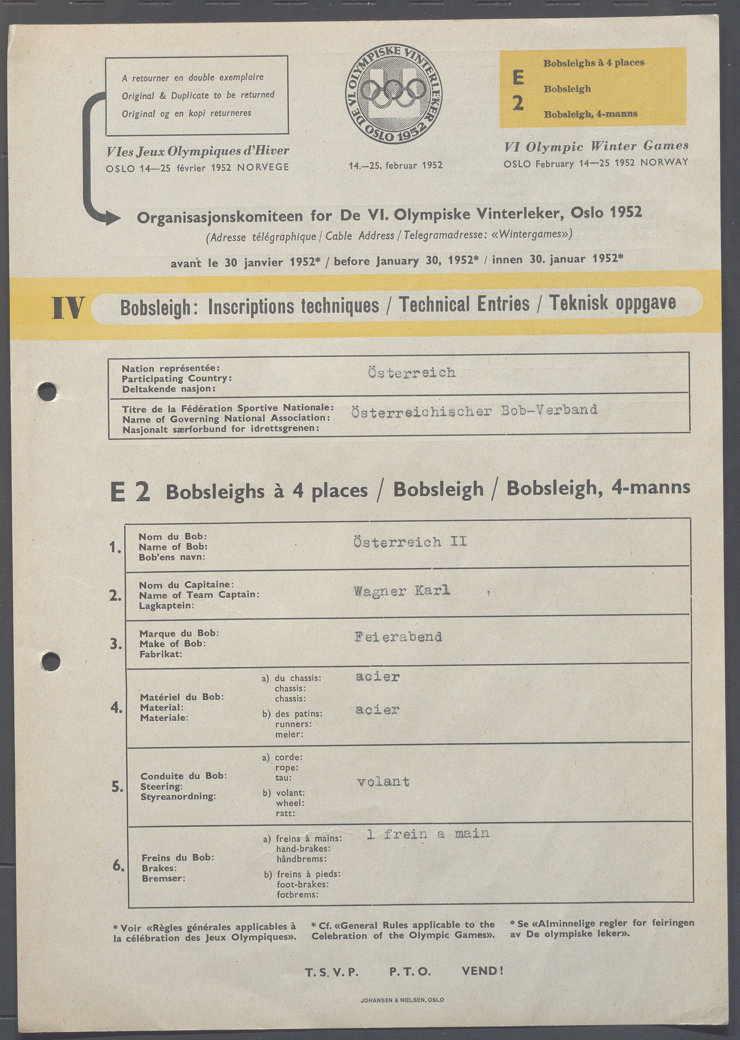 Organisasjonskomiteen for de VI. olympiske vinterleker, OBA/A-20130/H/Ha, 1951-1952, p. 1655