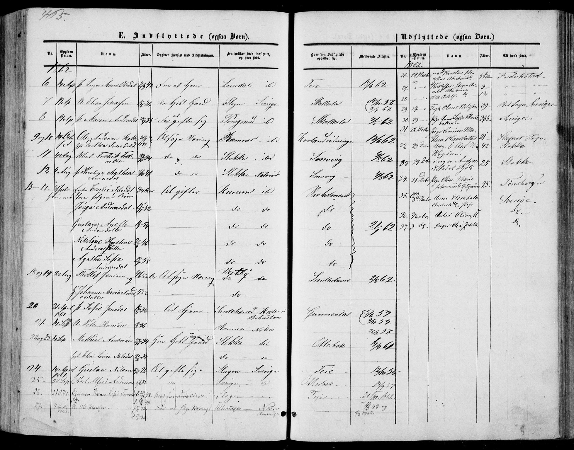 Nøtterøy kirkebøker, AV/SAKO-A-354/F/Fa/L0006: Parish register (official) no. I 6, 1852-1864, p. 465