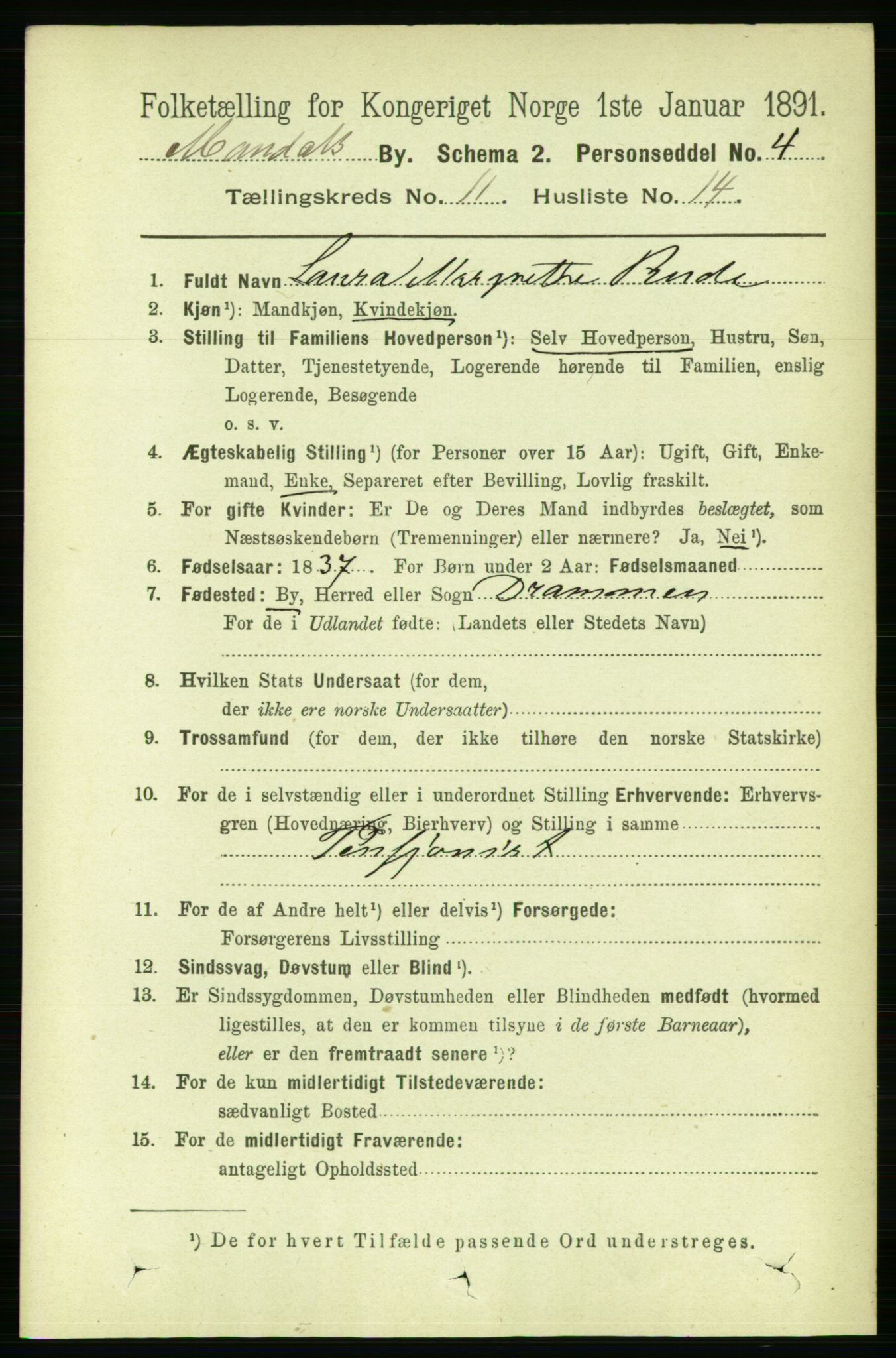 RA, 1891 census for 1002 Mandal, 1891, p. 2883