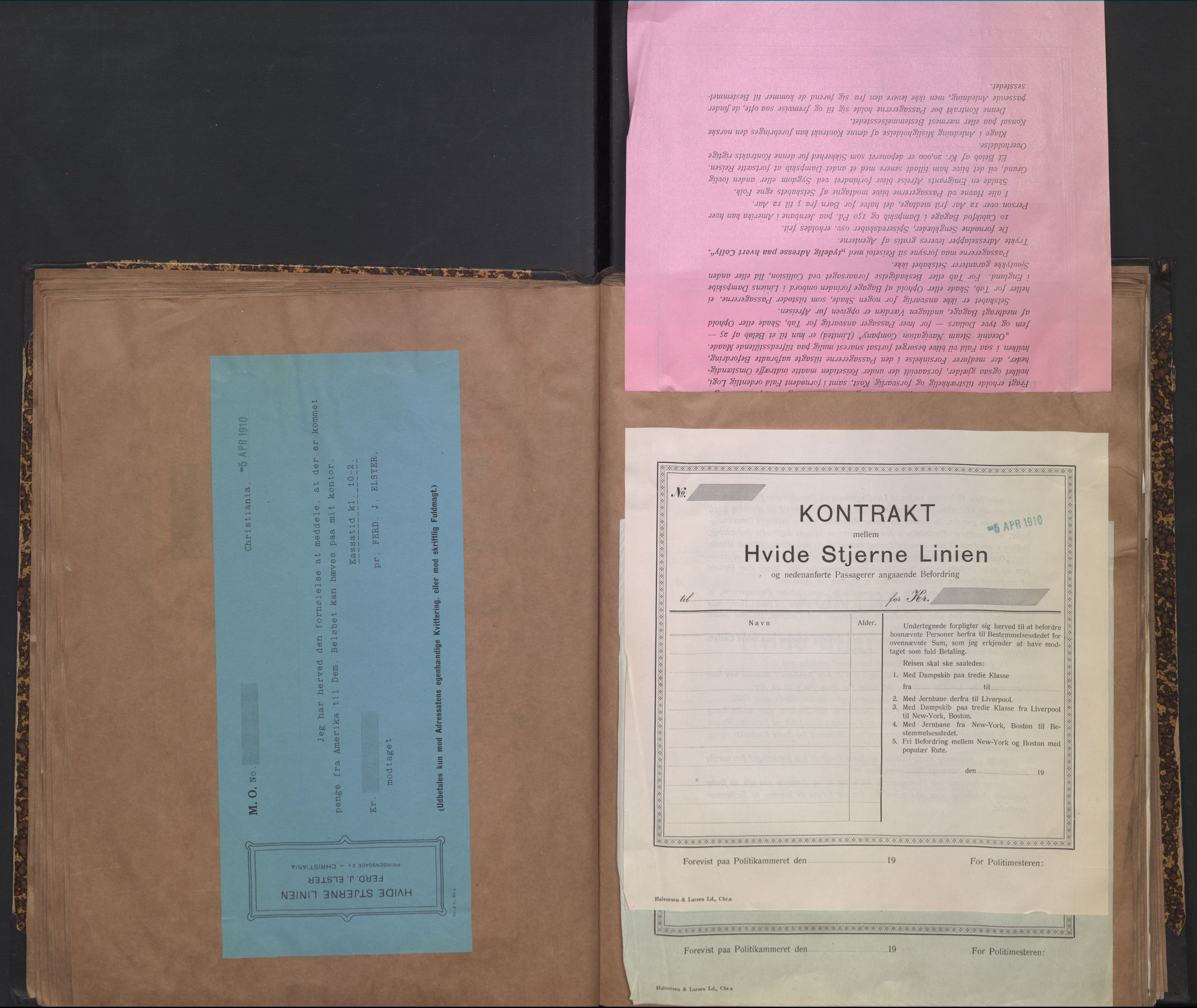 White Star-linjen, AV/SAO-PAO-0201/D/Dc/L0001: Utklippingsbok, 1909-1924, p. 42