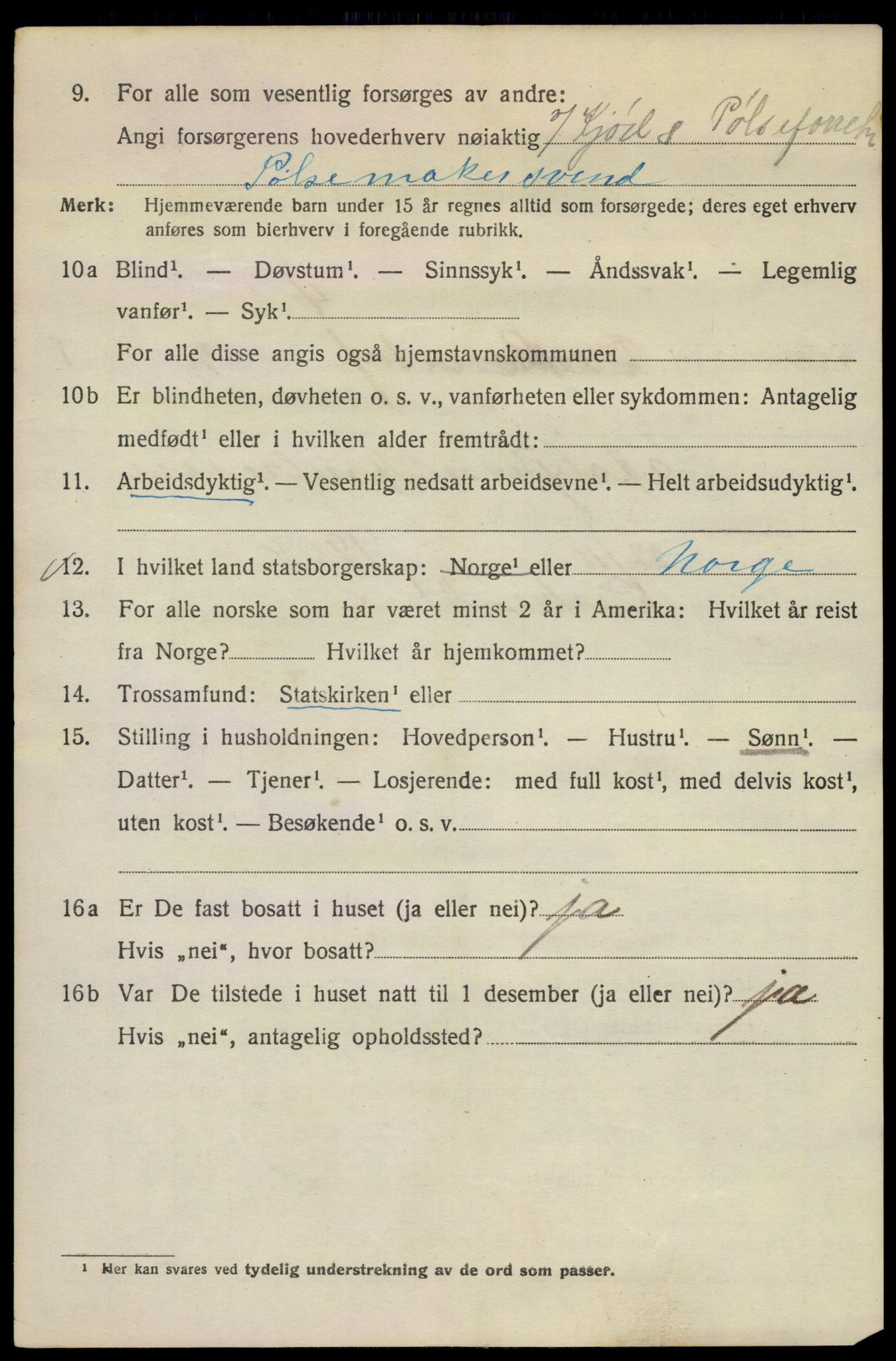 SAO, 1920 census for Kristiania, 1920, p. 465248