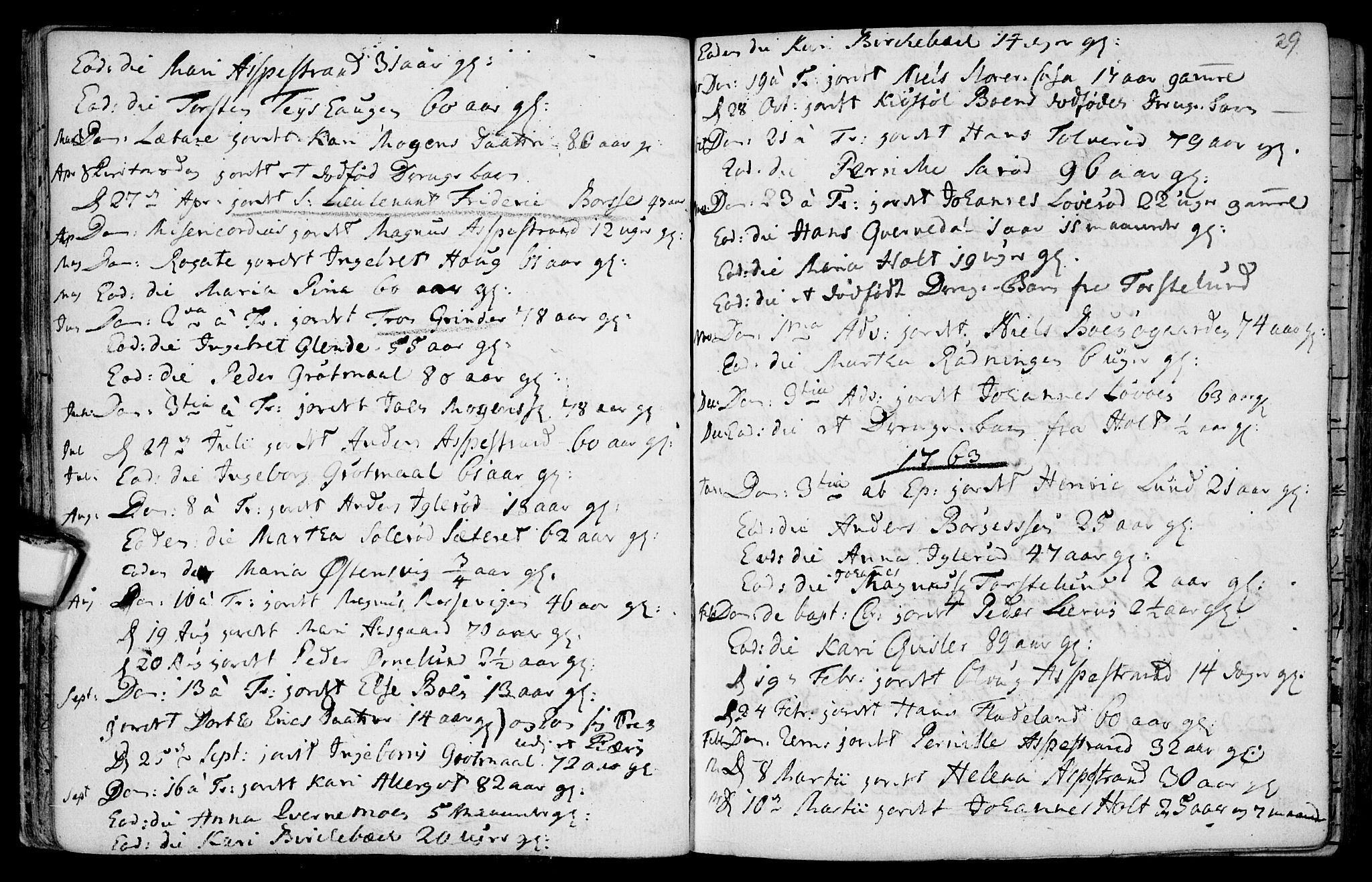 Aremark prestekontor Kirkebøker, AV/SAO-A-10899/F/Fa/L0003: Parish register (official) no. I 3, 1745-1795, p. 29