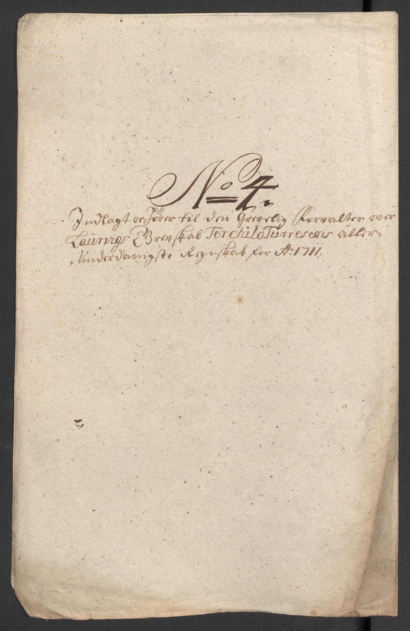 Rentekammeret inntil 1814, Reviderte regnskaper, Fogderegnskap, AV/RA-EA-4092/R33/L1983: Fogderegnskap Larvik grevskap, 1711, p. 154