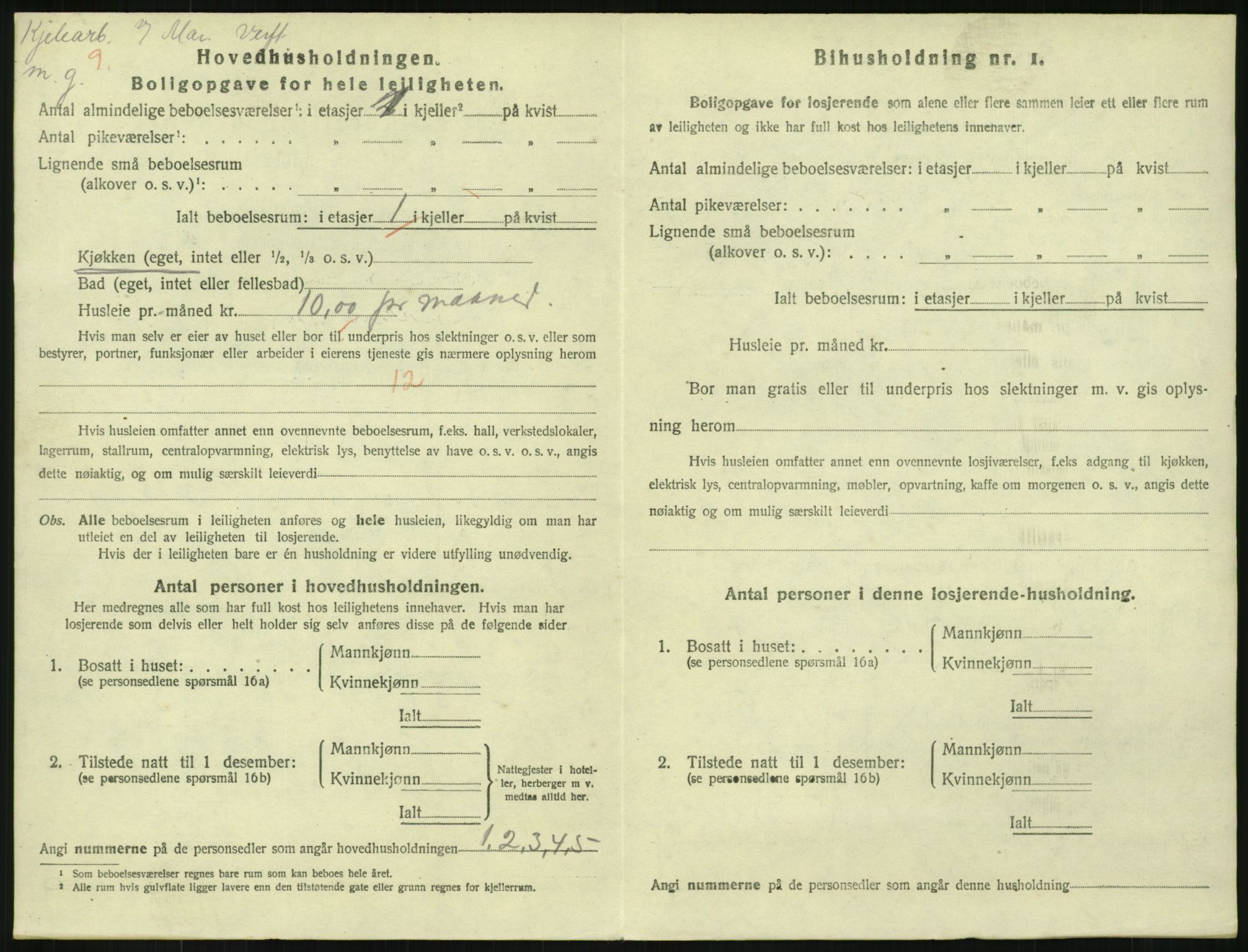 SAKO, 1920 census for Horten, 1920, p. 5736