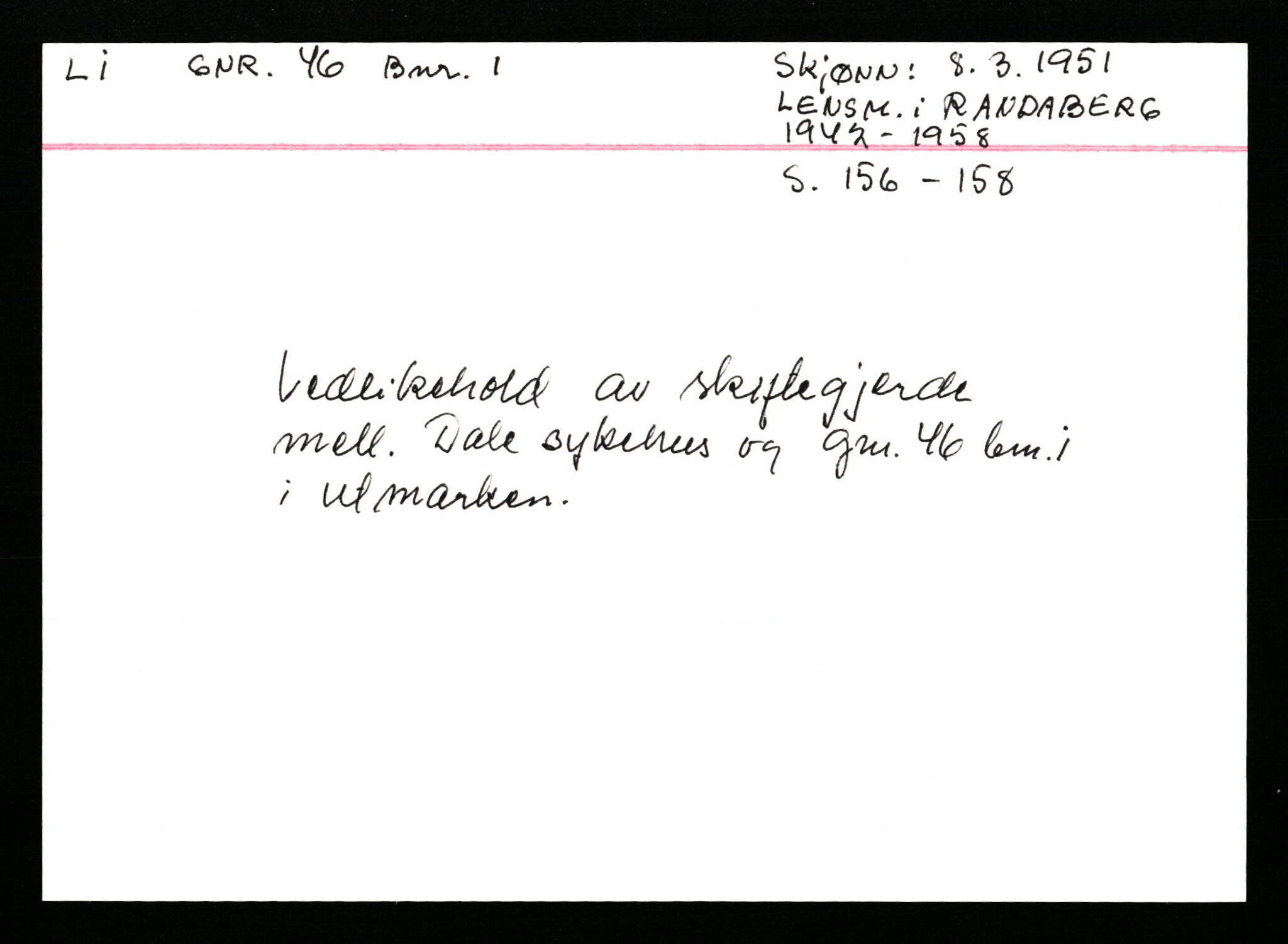 Statsarkivet i Stavanger, AV/SAST-A-101971/03/Y/Ym/L0035: Åstedskort sortert etter gårdsnavn: Leiranger - Lindanger, 1600-1950, p. 221