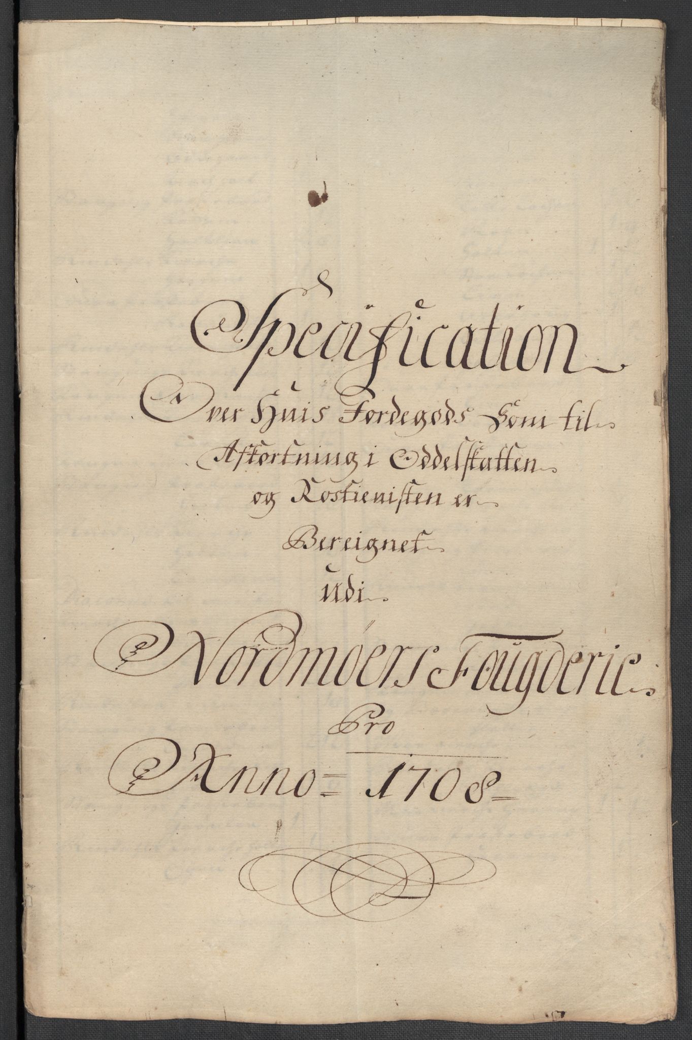 Rentekammeret inntil 1814, Reviderte regnskaper, Fogderegnskap, RA/EA-4092/R56/L3743: Fogderegnskap Nordmøre, 1708, p. 121