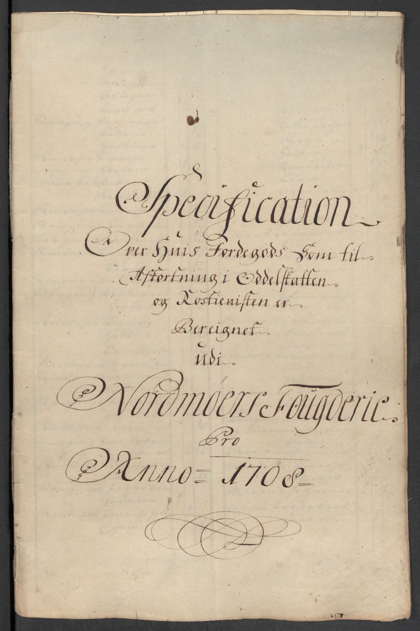 Rentekammeret inntil 1814, Reviderte regnskaper, Fogderegnskap, AV/RA-EA-4092/R56/L3743: Fogderegnskap Nordmøre, 1708, p. 121