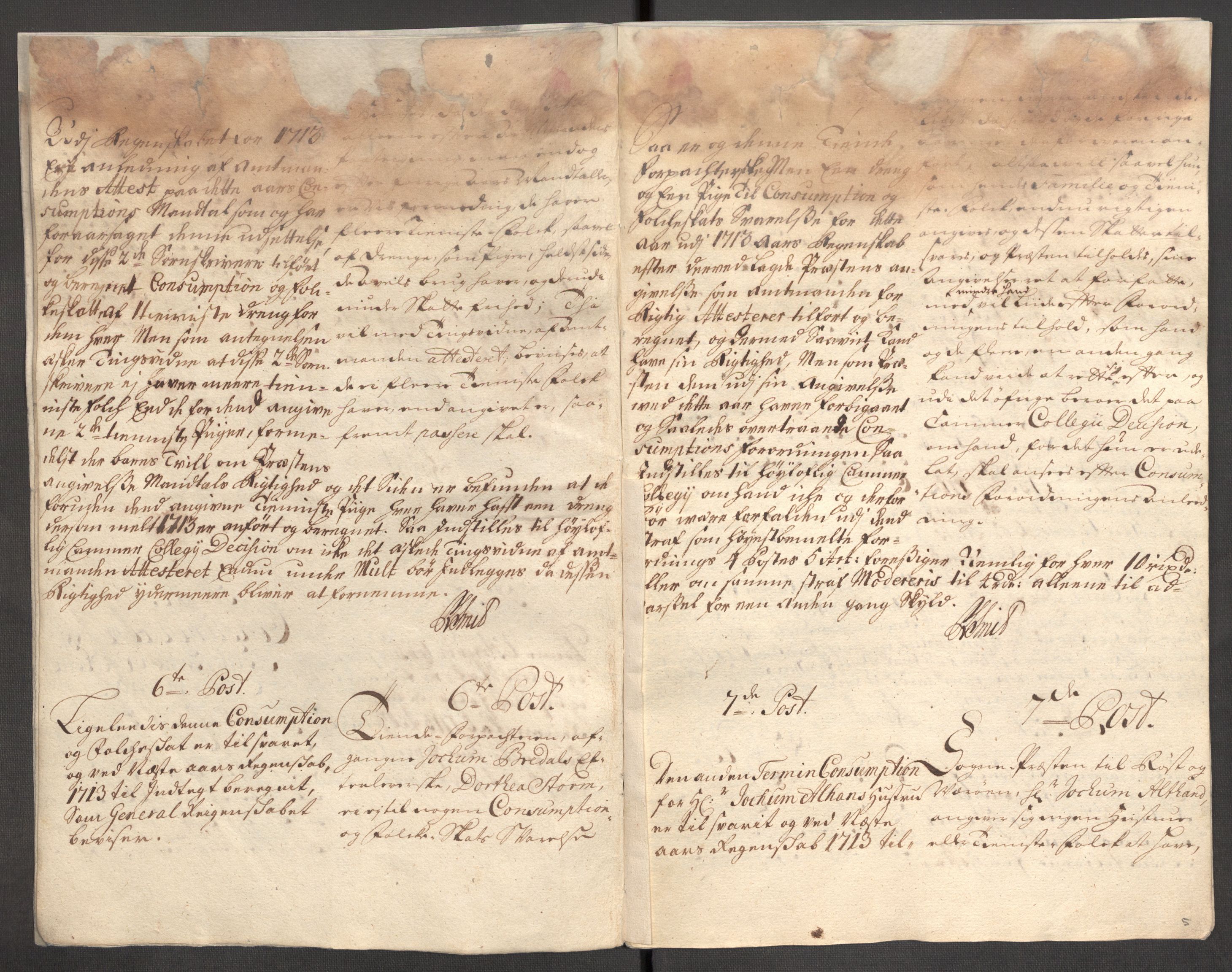 Rentekammeret inntil 1814, Reviderte regnskaper, Fogderegnskap, AV/RA-EA-4092/R67/L4679: Fogderegnskap Vesterålen, Andenes og Lofoten, 1711-1713, p. 46