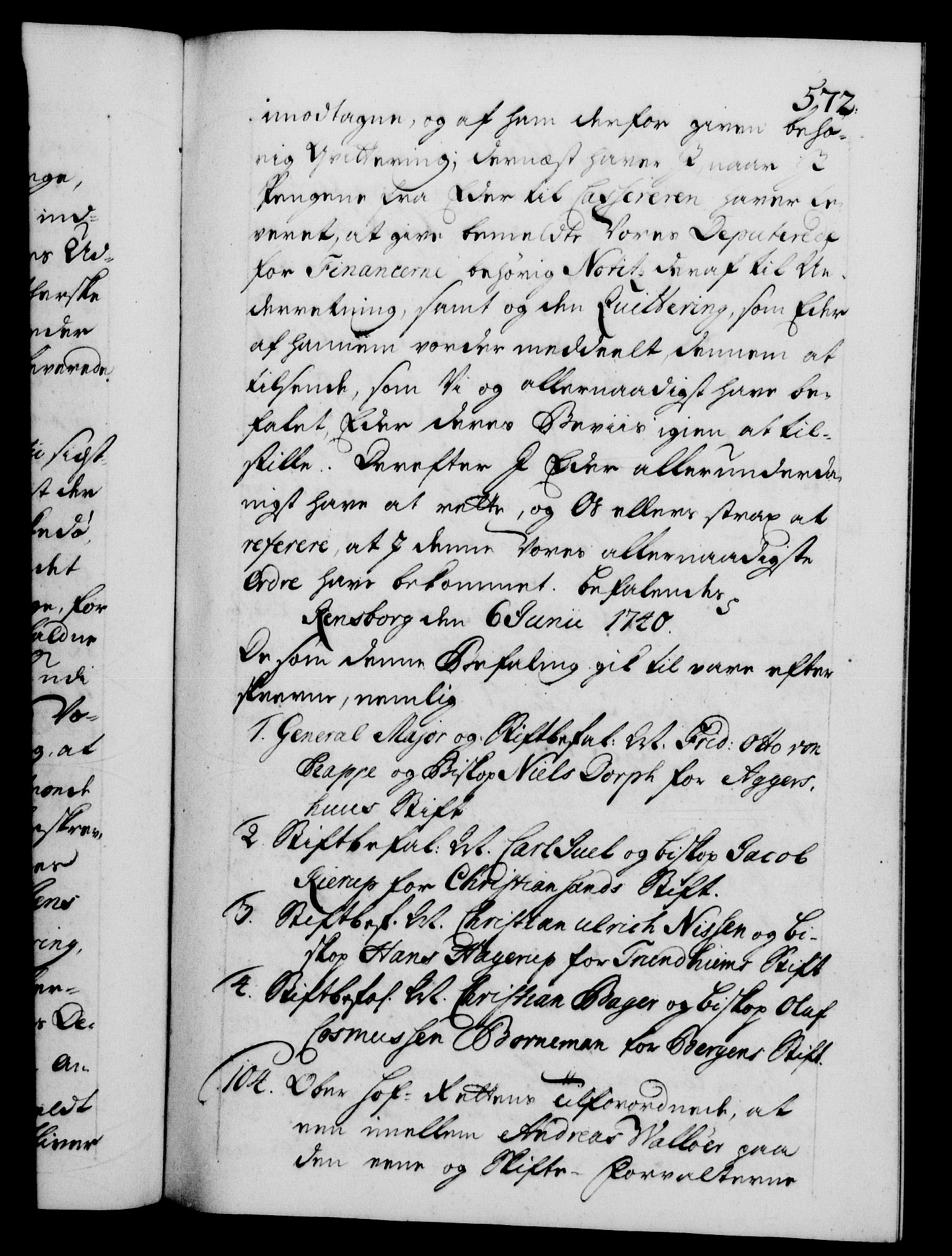 Danske Kanselli 1572-1799, AV/RA-EA-3023/F/Fc/Fca/Fcab/L0028: Norske tegnelser, 1738-1740, p. 572a
