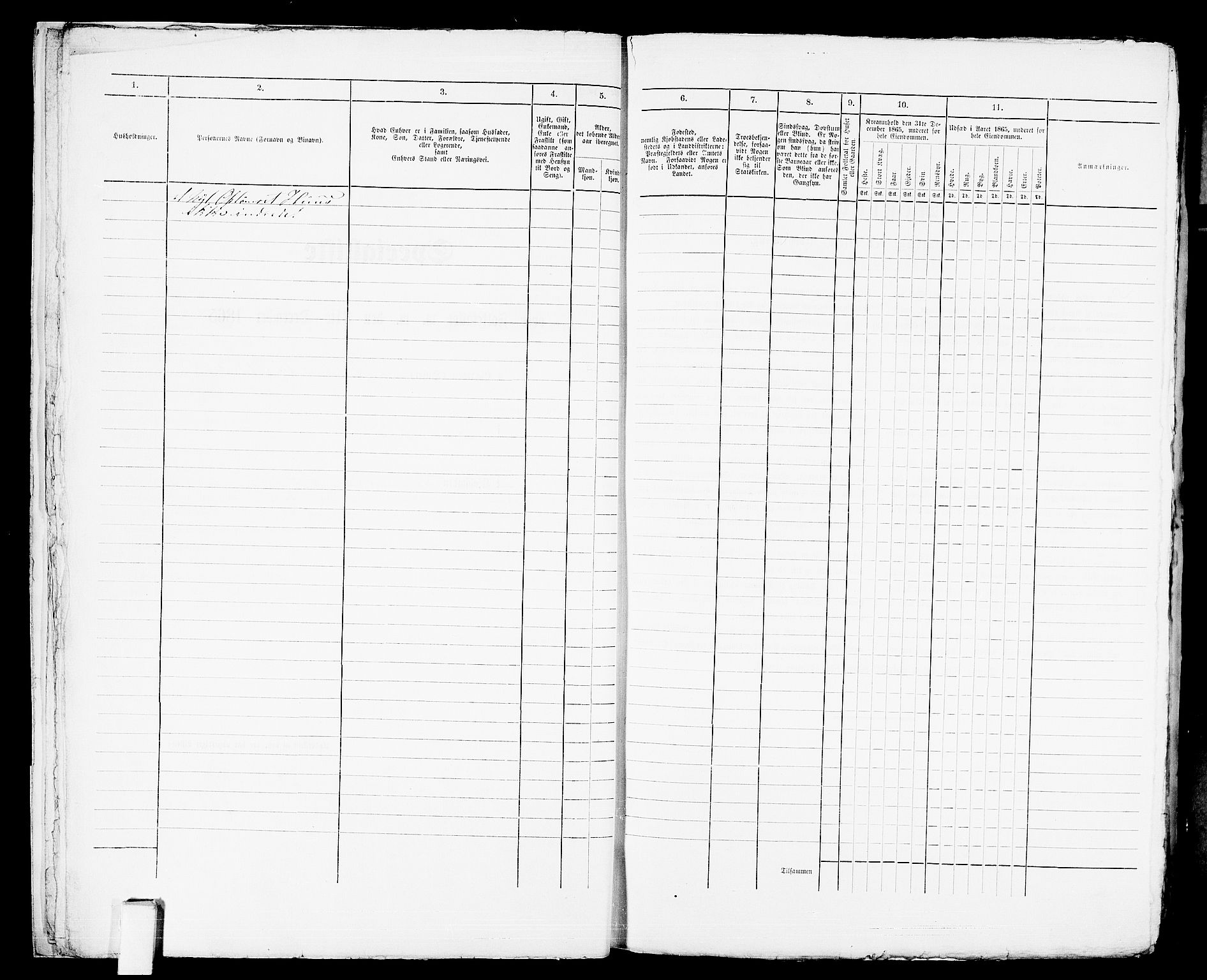 RA, 1865 census for Sandeherred/Sandefjord, 1865, p. 13