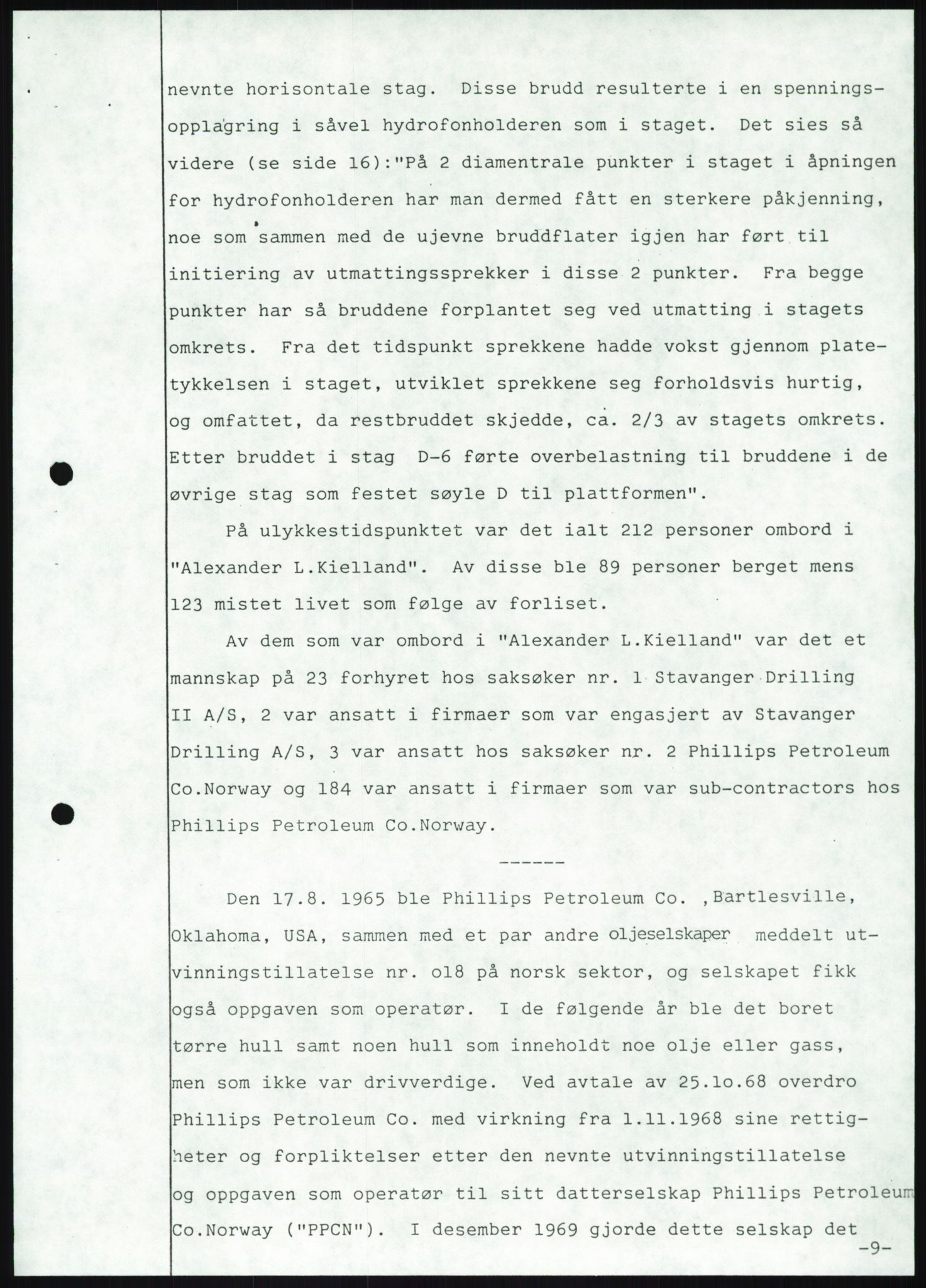 Pa 1503 - Stavanger Drilling AS, AV/SAST-A-101906/A/Ab/Abc/L0009: Styrekorrespondanse Stavanger Drilling II A/S, 1981-1983, p. 543