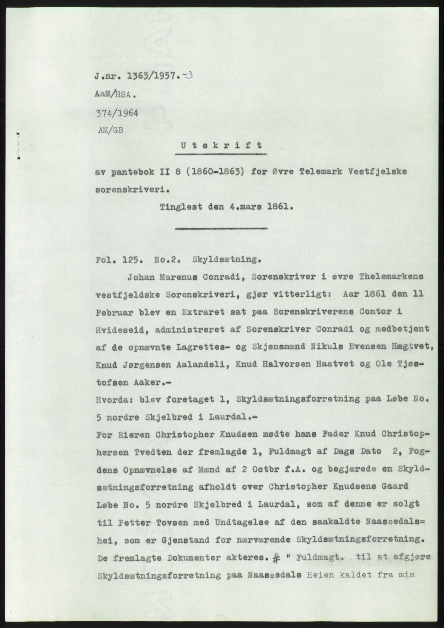Statsarkivet i Kongsberg, SAKO/A-0001, 1957-1958, p. 104