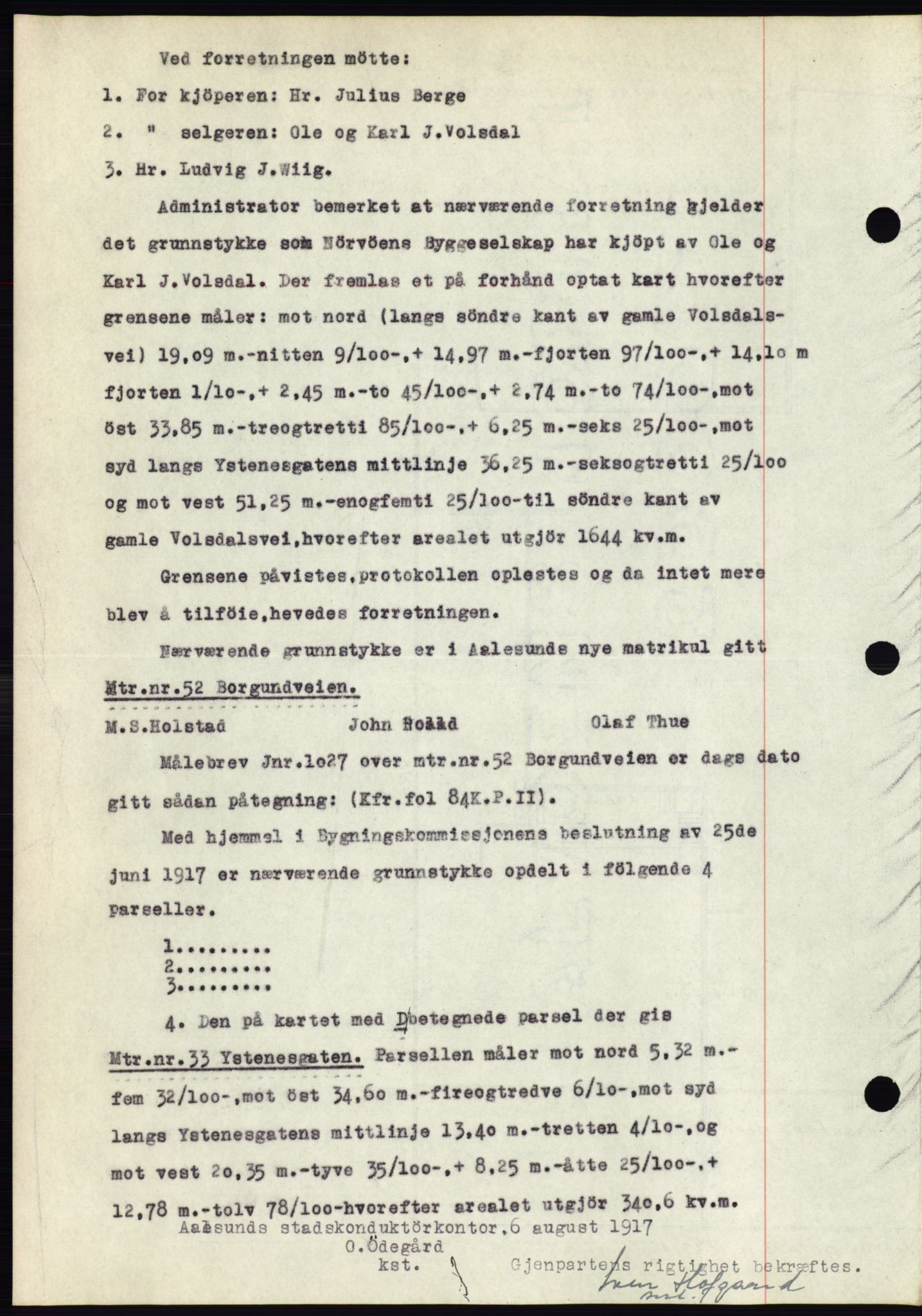 Ålesund byfogd, AV/SAT-A-4384: Mortgage book no. 26, 1930-1930, Deed date: 03.10.1930