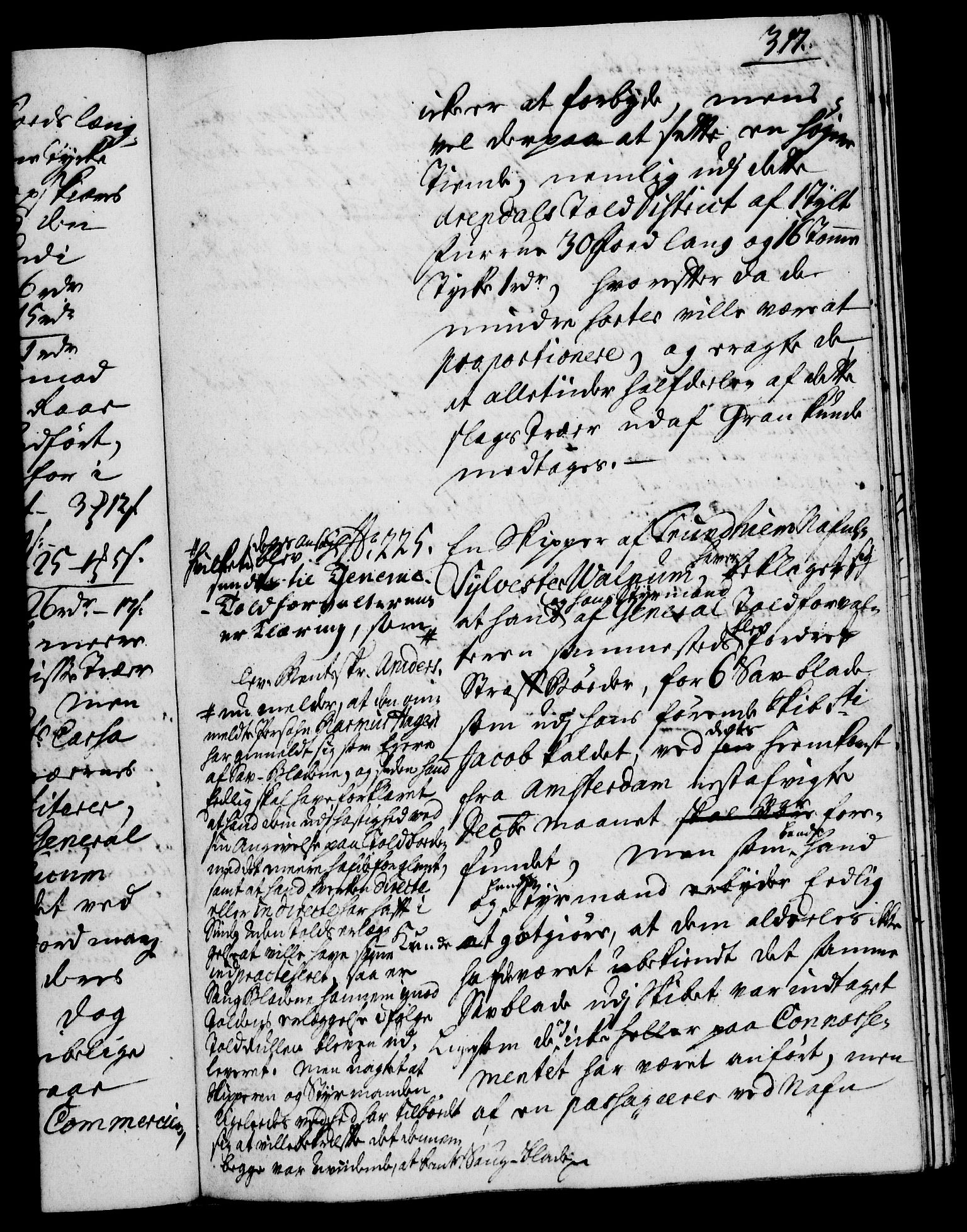 Rentekammeret, Kammerkanselliet, RA/EA-3111/G/Gh/Gha/L0022: Norsk ekstraktmemorialprotokoll (merket RK 53.67), 1739-1741, p. 317