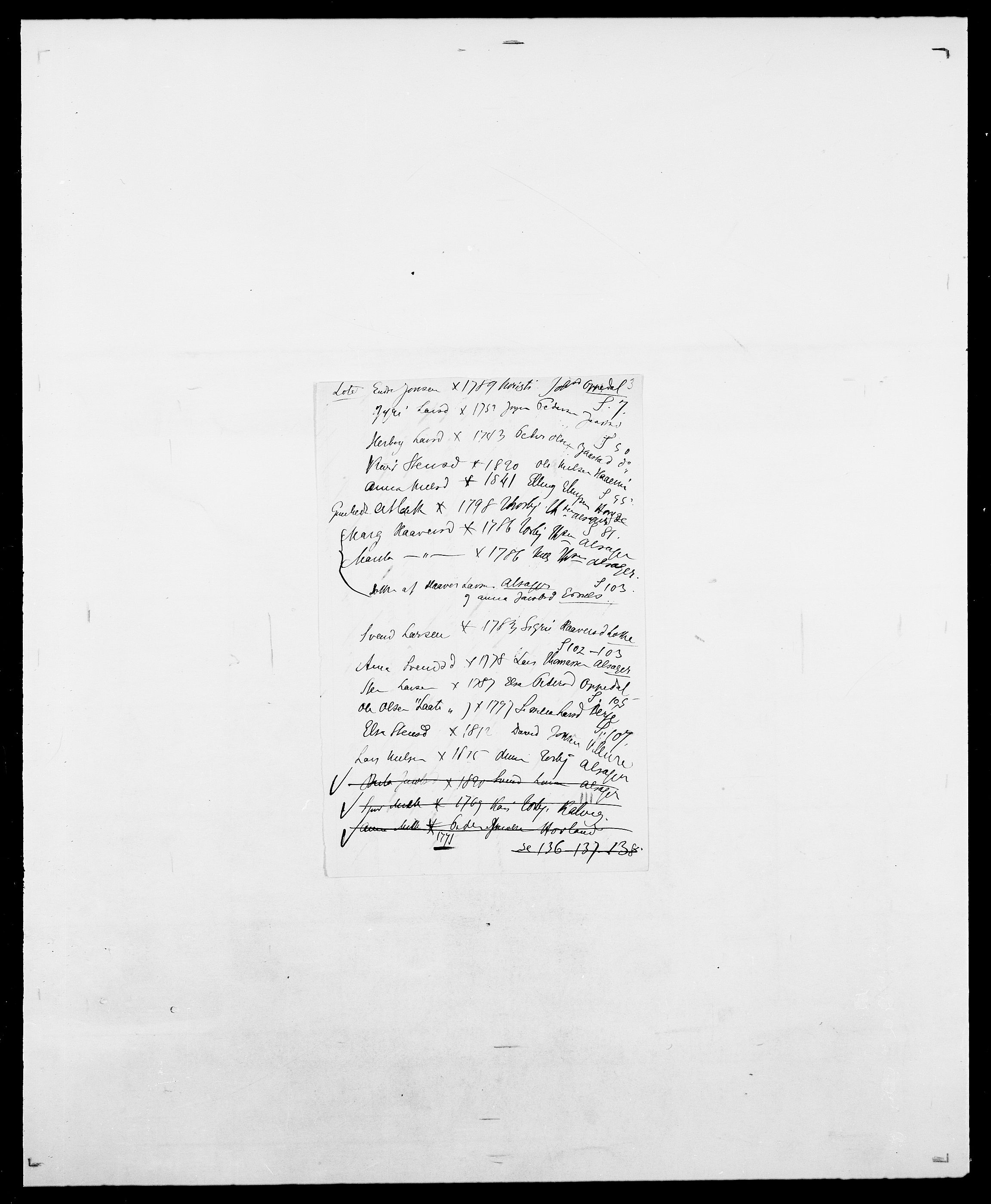 Delgobe, Charles Antoine - samling, AV/SAO-PAO-0038/D/Da/L0024: Lobech - Lærum, p. 342