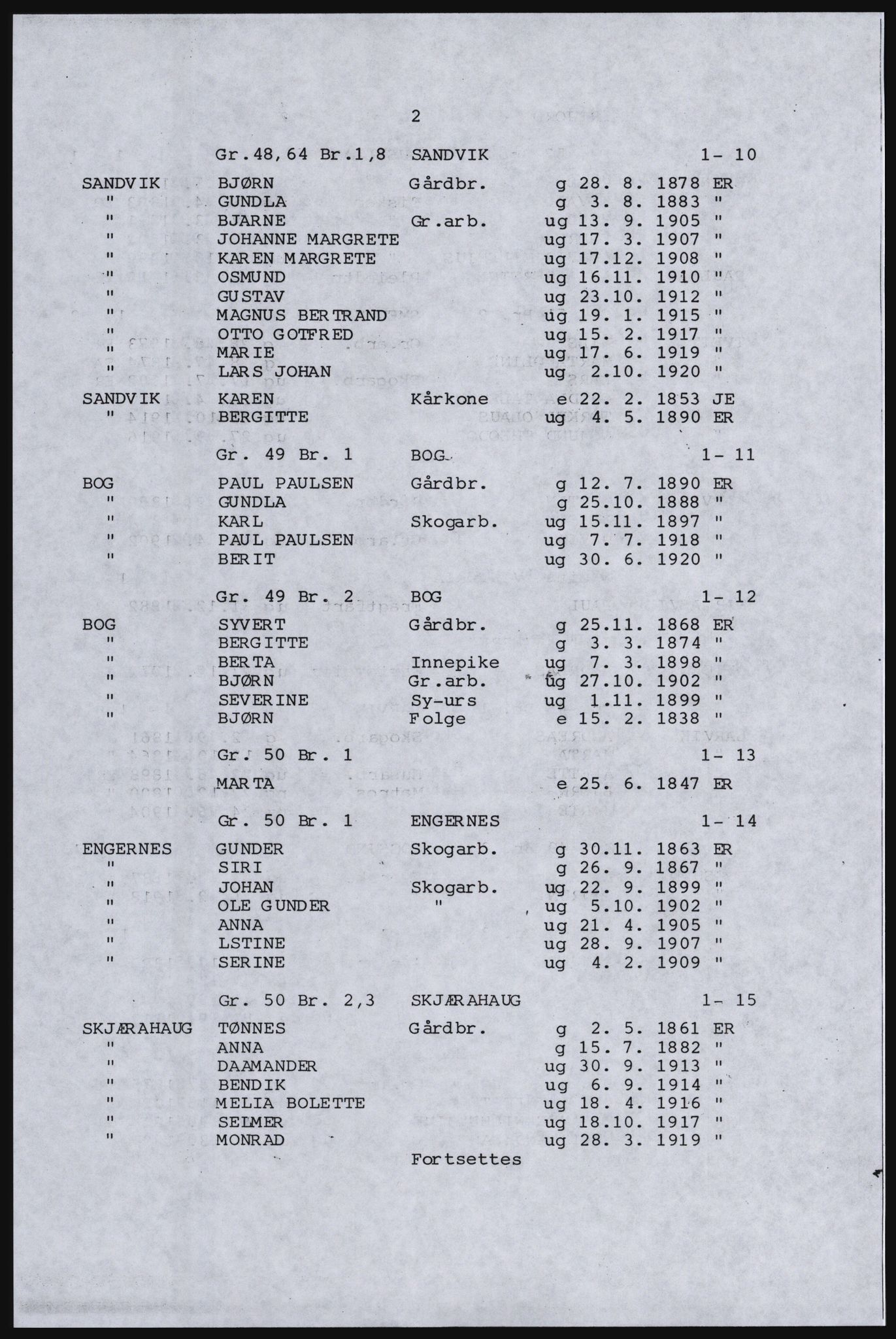 SAST, Copy of 1920 census for Inner Ryfylke, 1920, p. 170