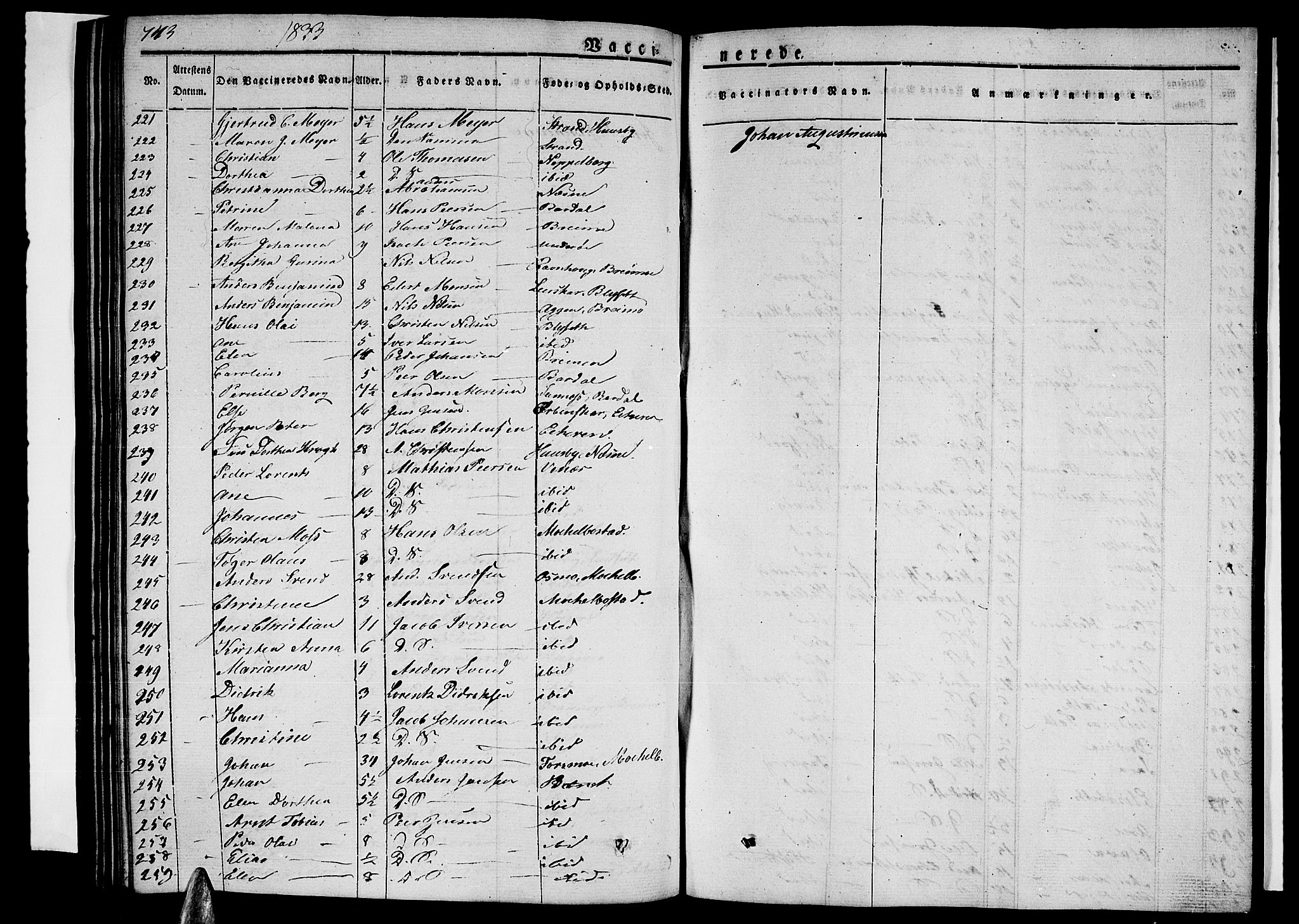 Ministerialprotokoller, klokkerbøker og fødselsregistre - Nordland, AV/SAT-A-1459/838/L0548: Parish register (official) no. 838A06, 1829-1839, p. 743-744