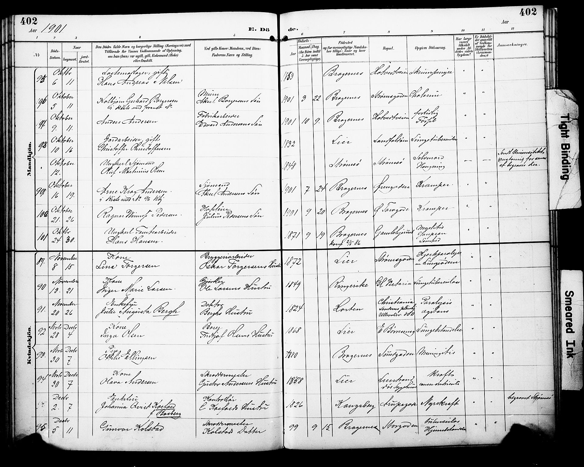 Bragernes kirkebøker, AV/SAKO-A-6/F/Fb/L0008: Parish register (official) no. II 8, 1894-1902, p. 402