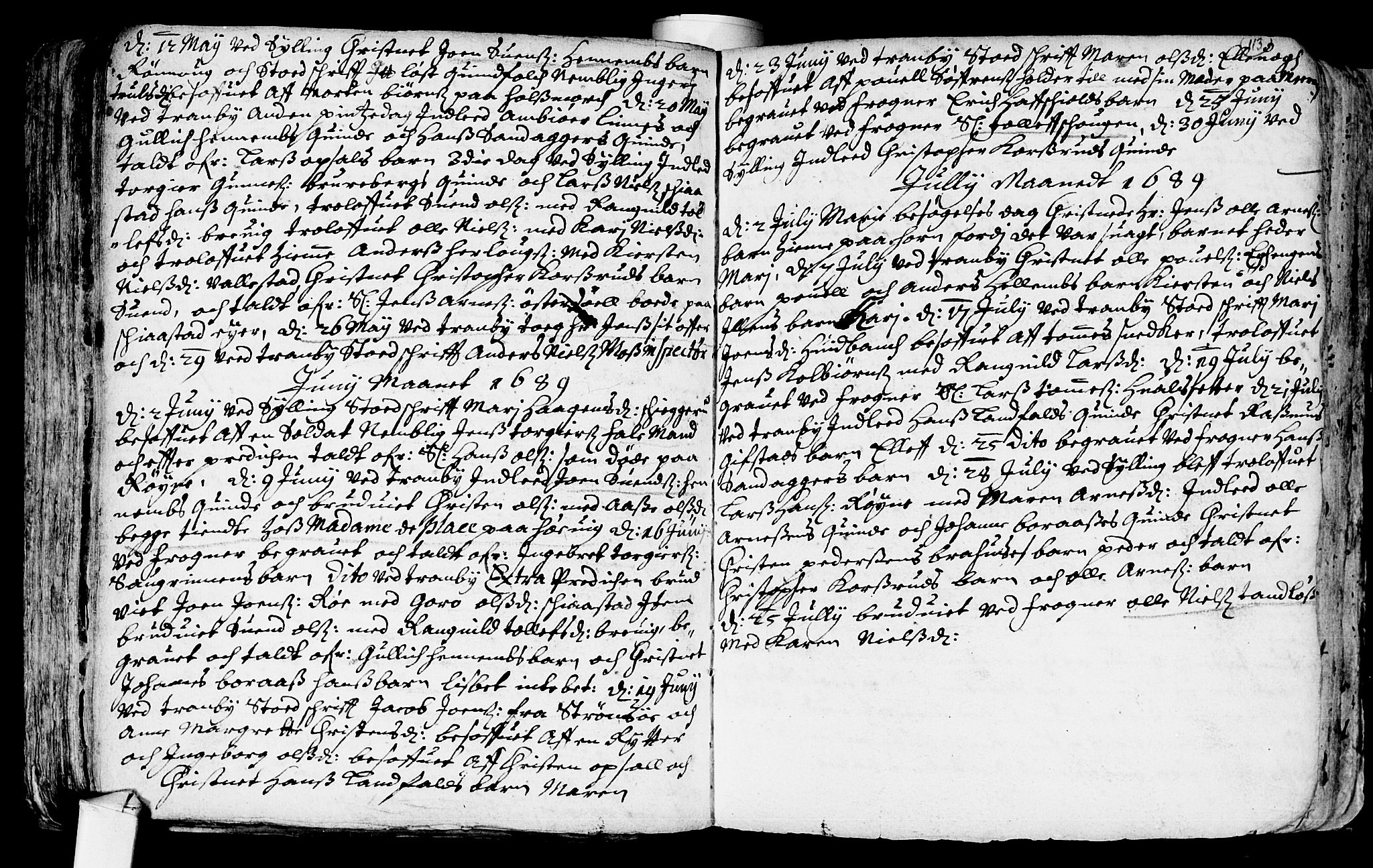 Lier kirkebøker, AV/SAKO-A-230/F/Fa/L0001: Parish register (official) no. I 1, 1672-1701, p. 113