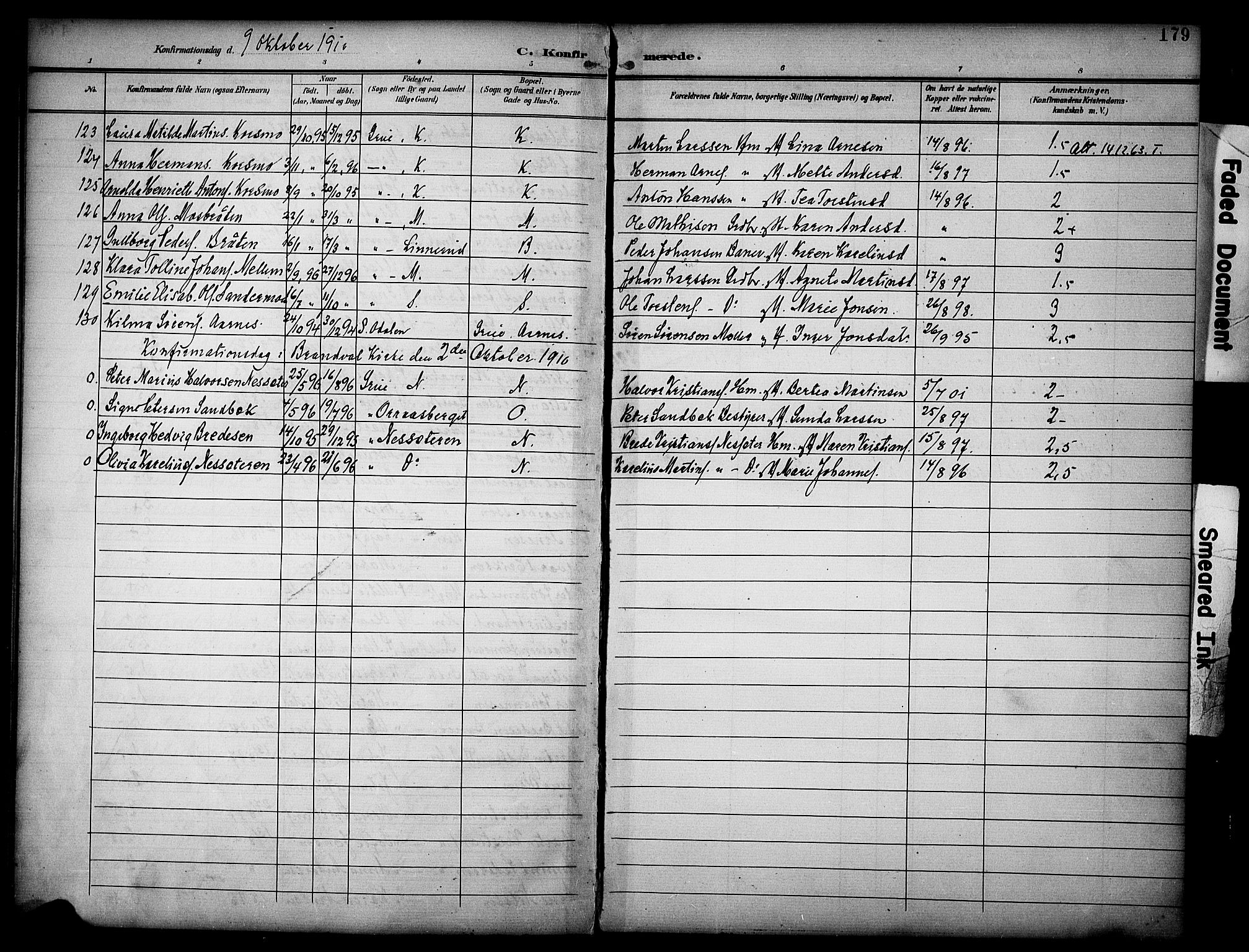 Grue prestekontor, AV/SAH-PREST-036/H/Ha/Haa/L0013: Parish register (official) no. 13, 1898-1910, p. 179