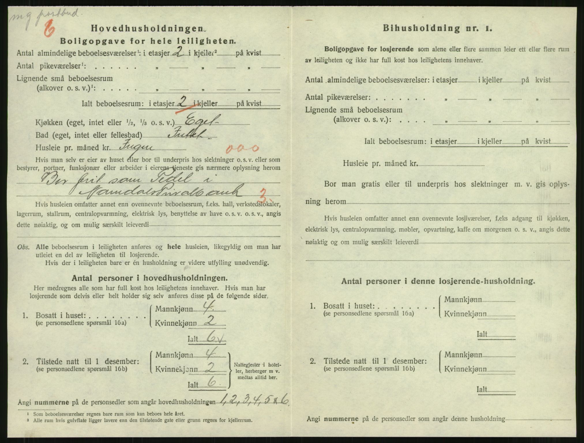 SAT, 1920 census for Namsos, 1920, p. 862
