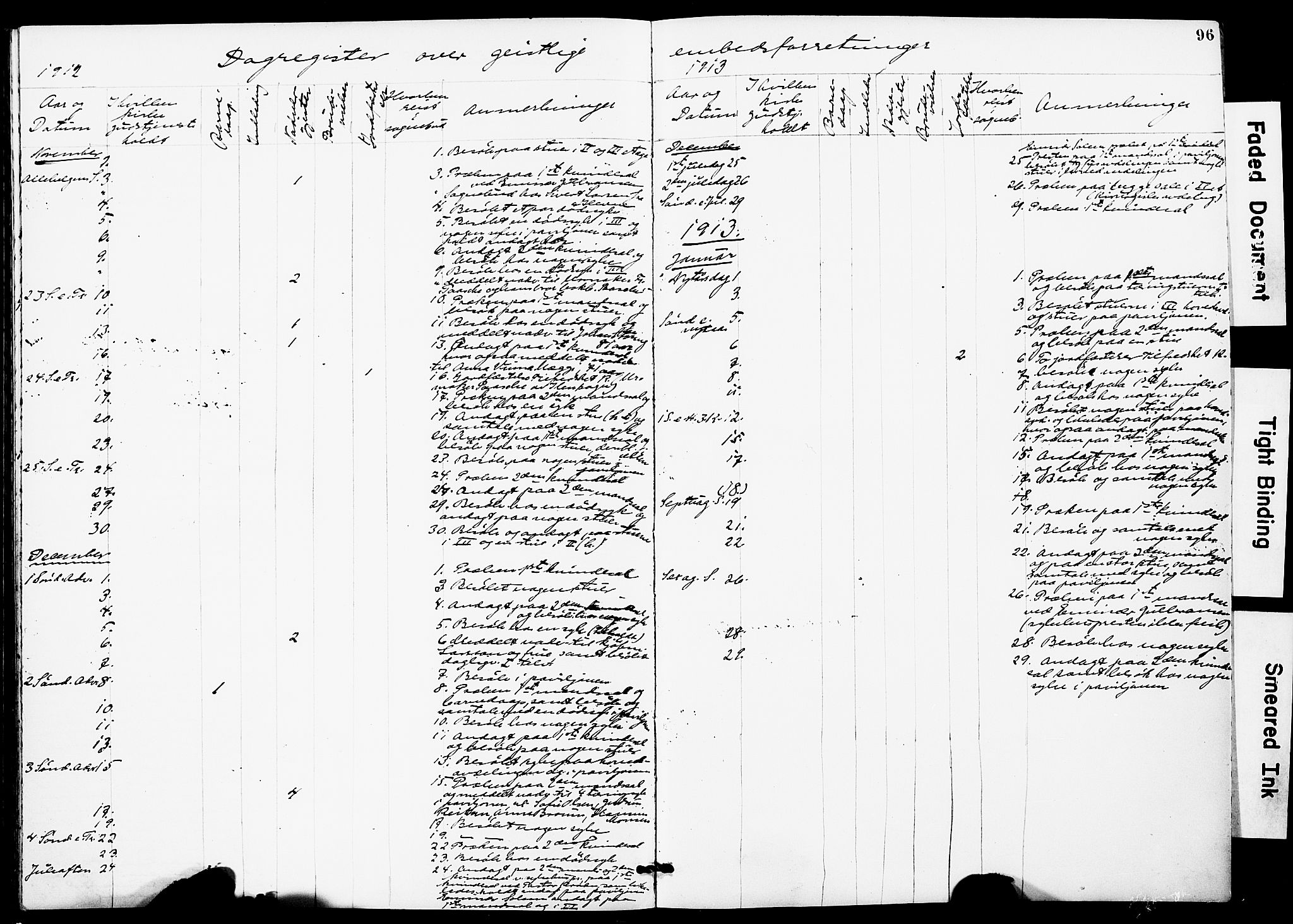 Ministerialprotokoller, klokkerbøker og fødselsregistre - Sør-Trøndelag, SAT/A-1456/628/L0483: Parish register (official) no. 628A01, 1902-1920, p. 96