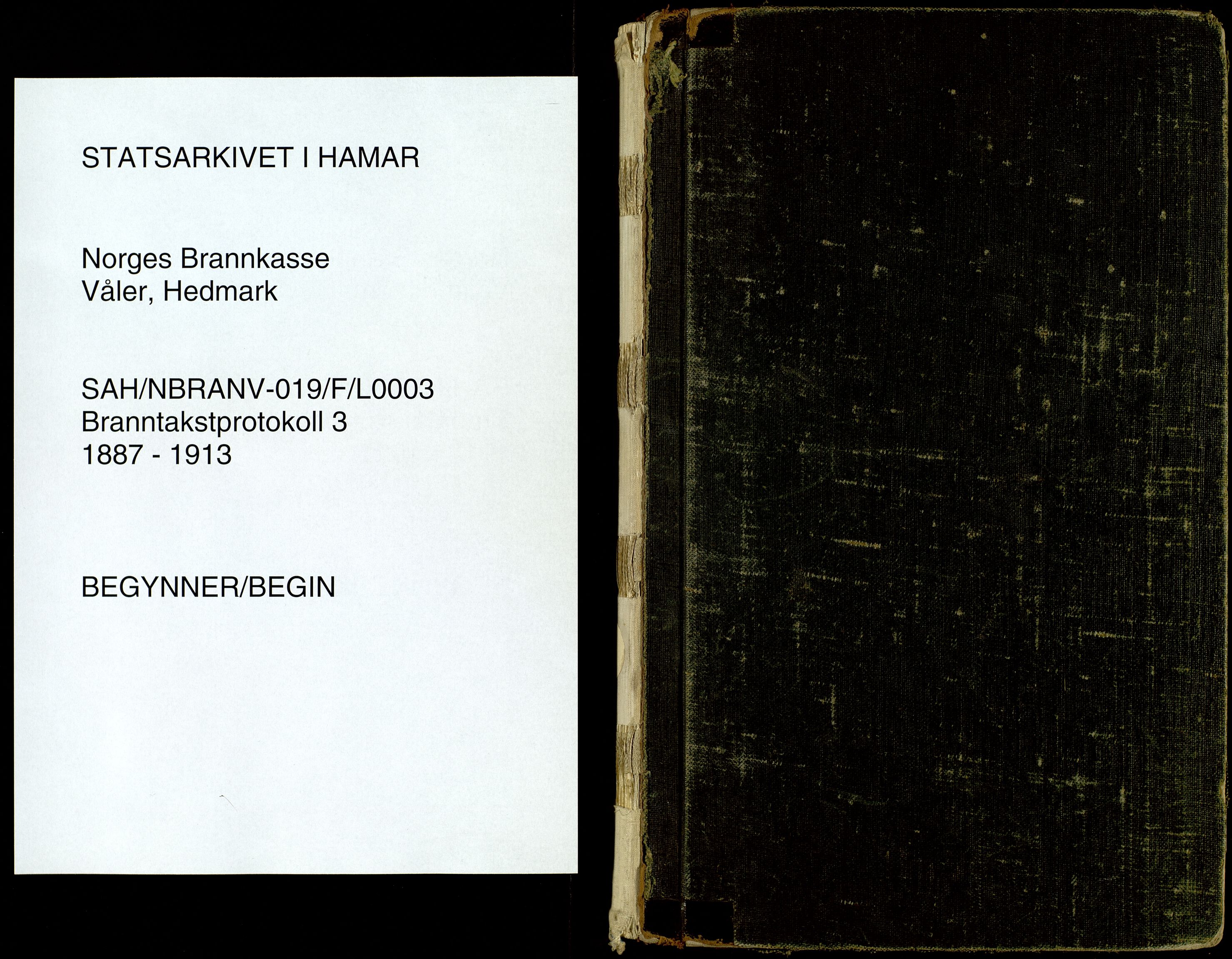 Norges Brannkasse, Våler, Hedmark, AV/SAH-NBRANV-019/F/L0003: Branntakstprotokoll, 1887-1913