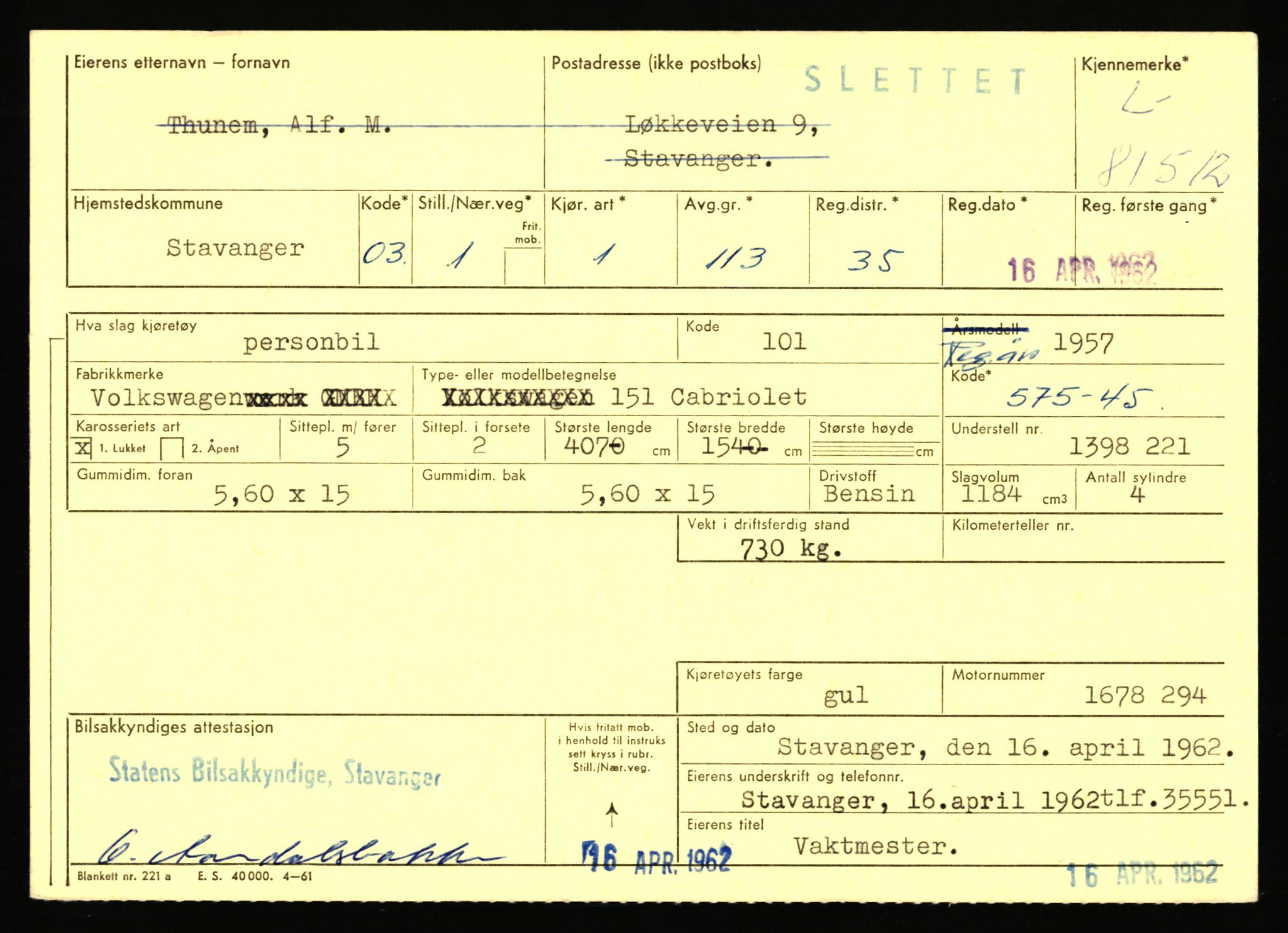 Stavanger trafikkstasjon, AV/SAST-A-101942/0/F/L0071: L-80500 - L-82199, 1930-1971, p. 1751