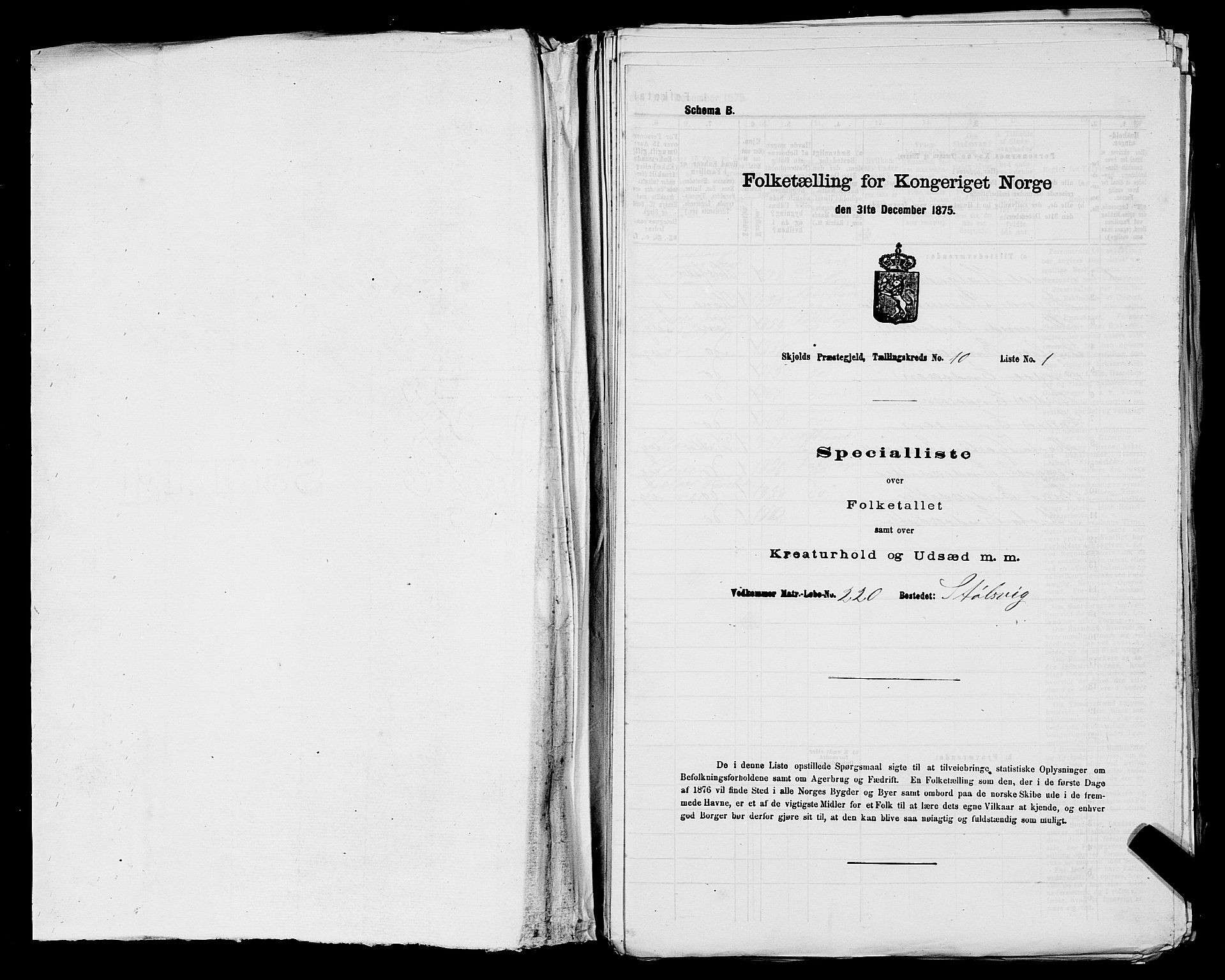 SAST, 1875 census for 1154P Skjold, 1875, p. 954