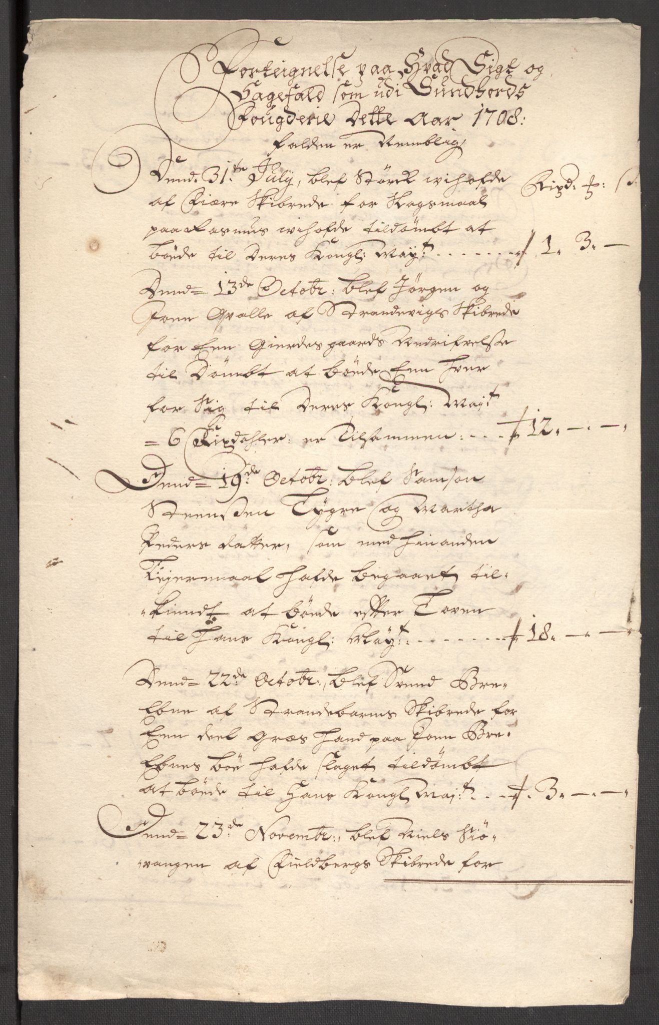 Rentekammeret inntil 1814, Reviderte regnskaper, Fogderegnskap, AV/RA-EA-4092/R48/L2985: Fogderegnskap Sunnhordland og Hardanger, 1708, p. 38