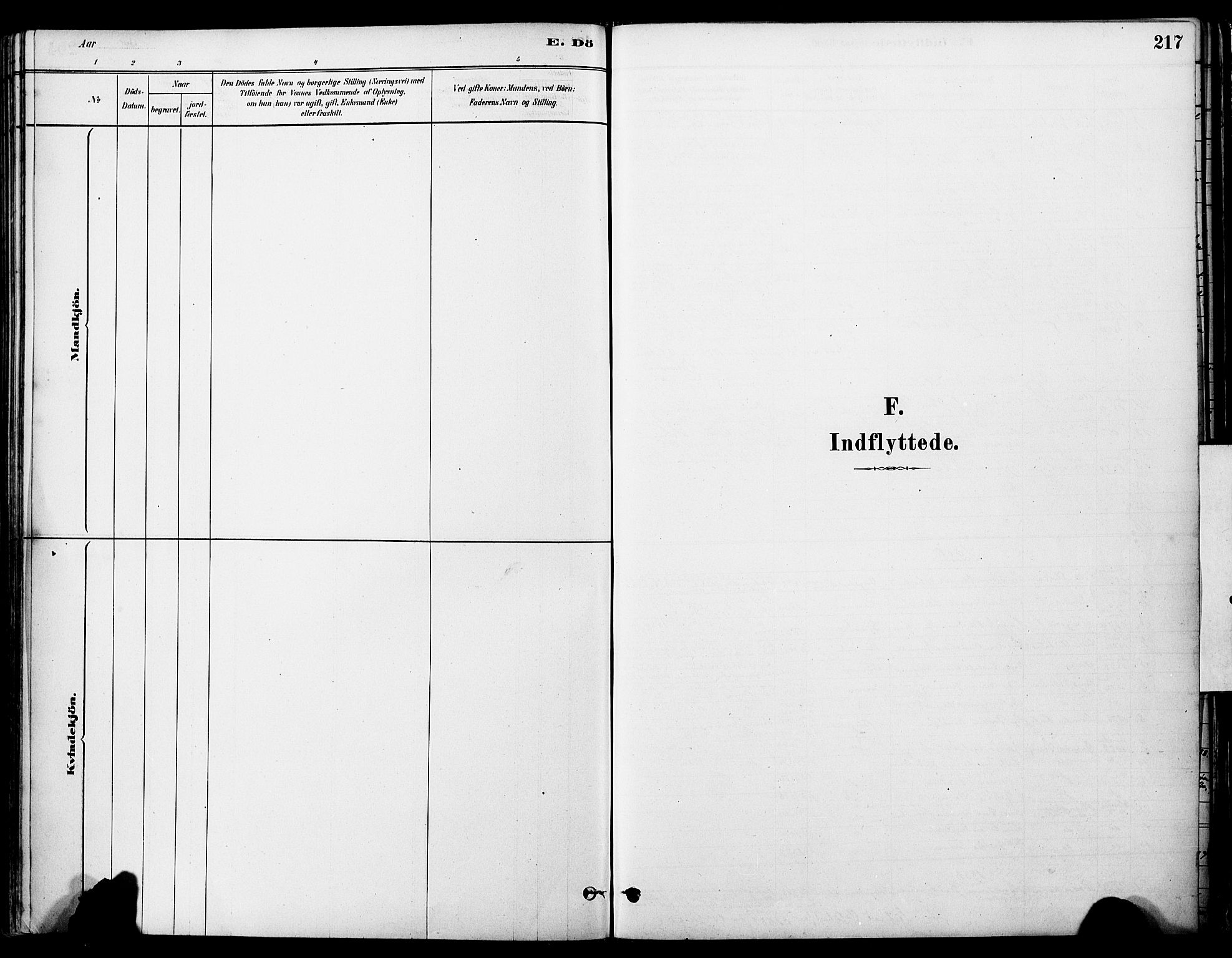 Ministerialprotokoller, klokkerbøker og fødselsregistre - Sør-Trøndelag, SAT/A-1456/681/L0933: Parish register (official) no. 681A11, 1879-1890, p. 217