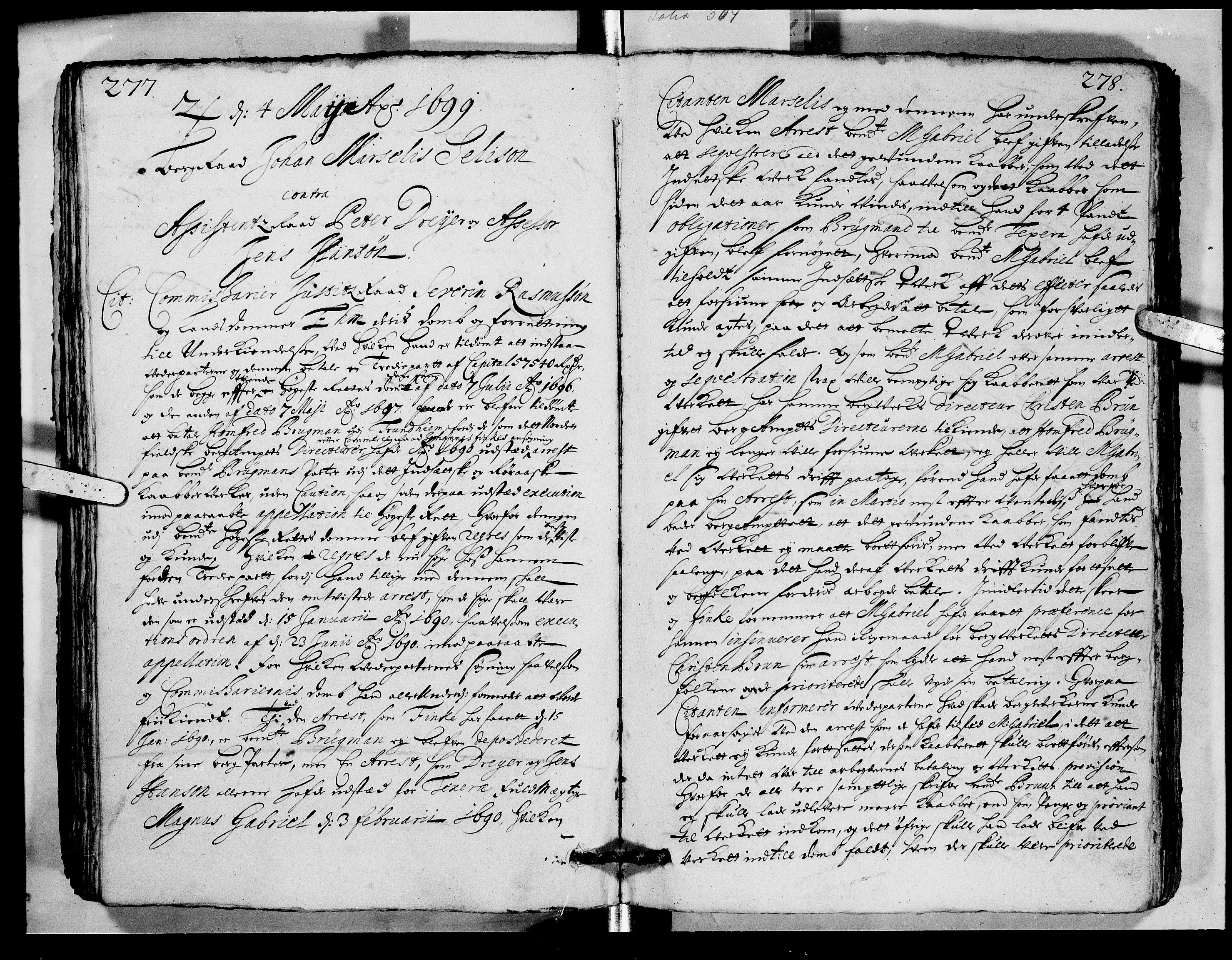 Højesteret, DRA/A-0009, 1699, p. 277-278