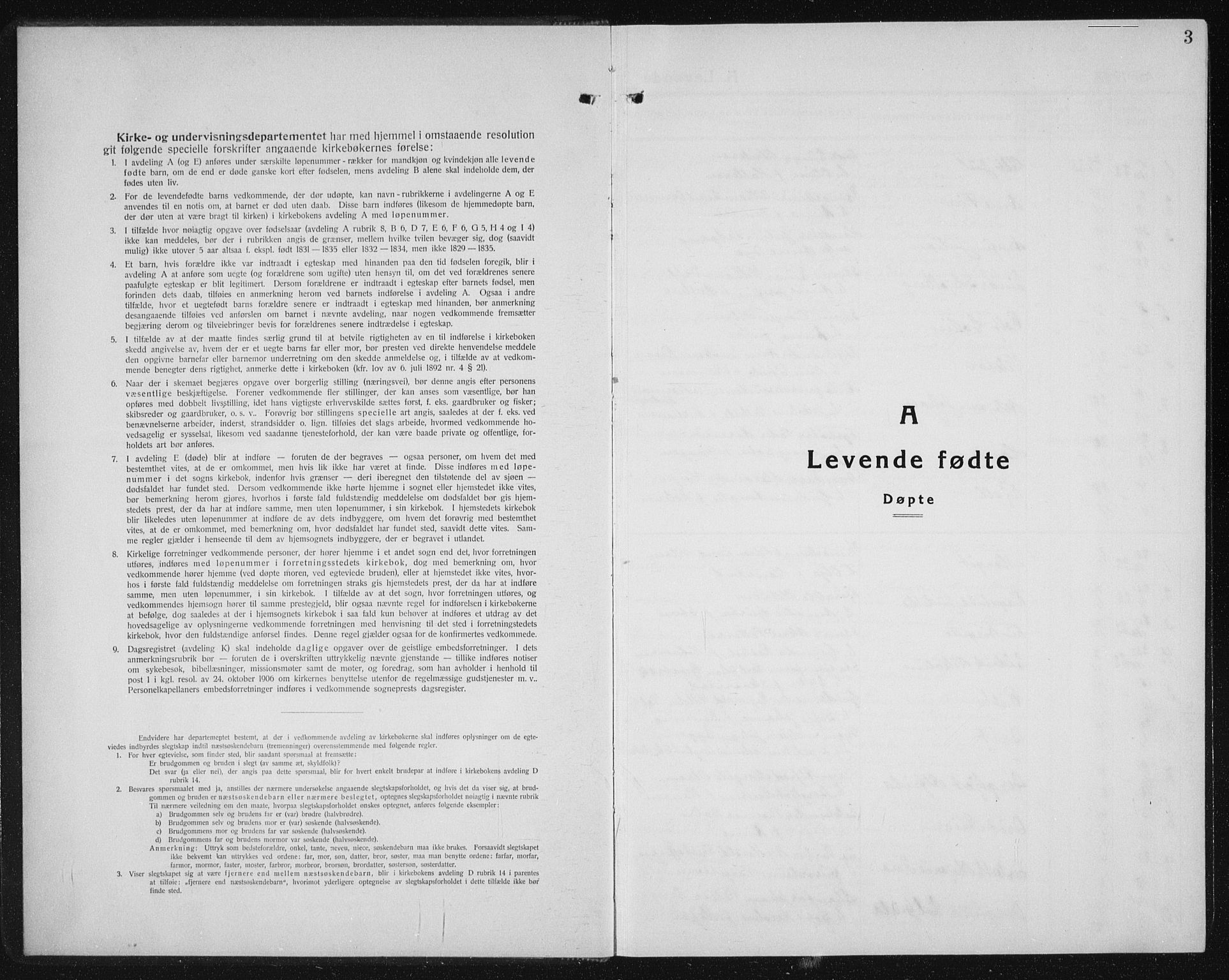 Ministerialprotokoller, klokkerbøker og fødselsregistre - Sør-Trøndelag, SAT/A-1456/604/L0227: Parish register (copy) no. 604C10, 1923-1942, p. 3
