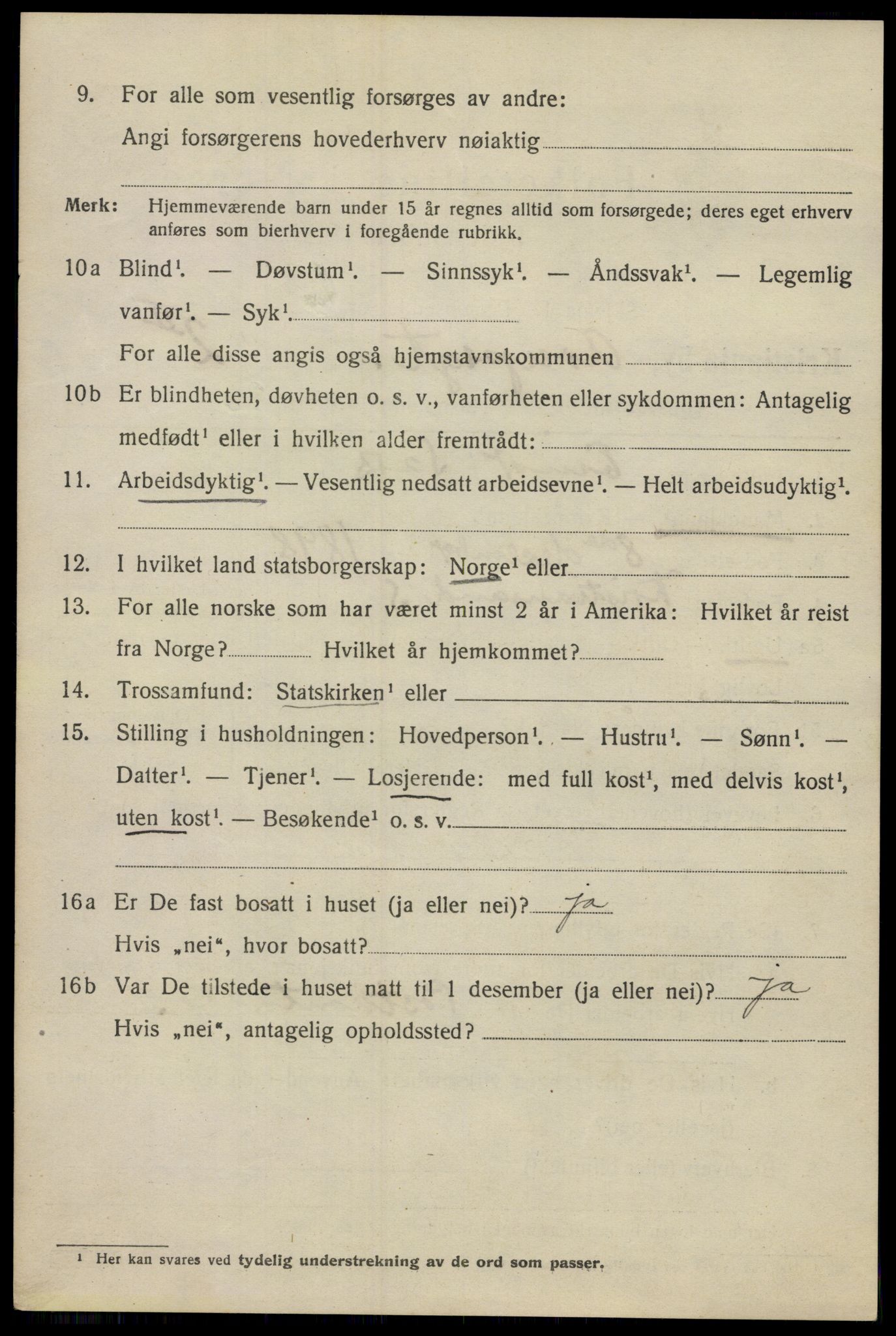 SAO, 1920 census for Kristiania, 1920, p. 145394