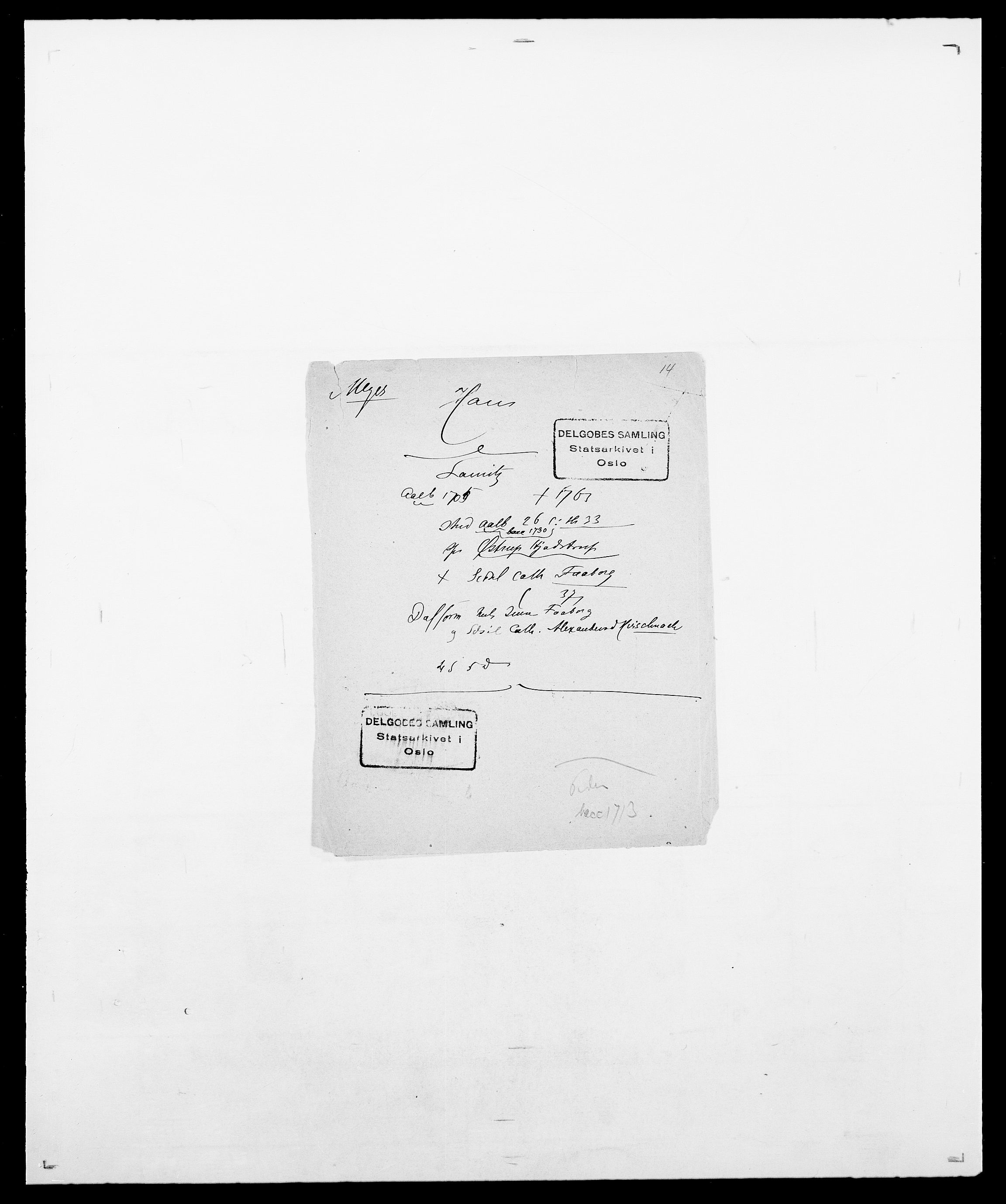 Delgobe, Charles Antoine - samling, AV/SAO-PAO-0038/D/Da/L0026: Mechelby - Montoppidan, p. 176