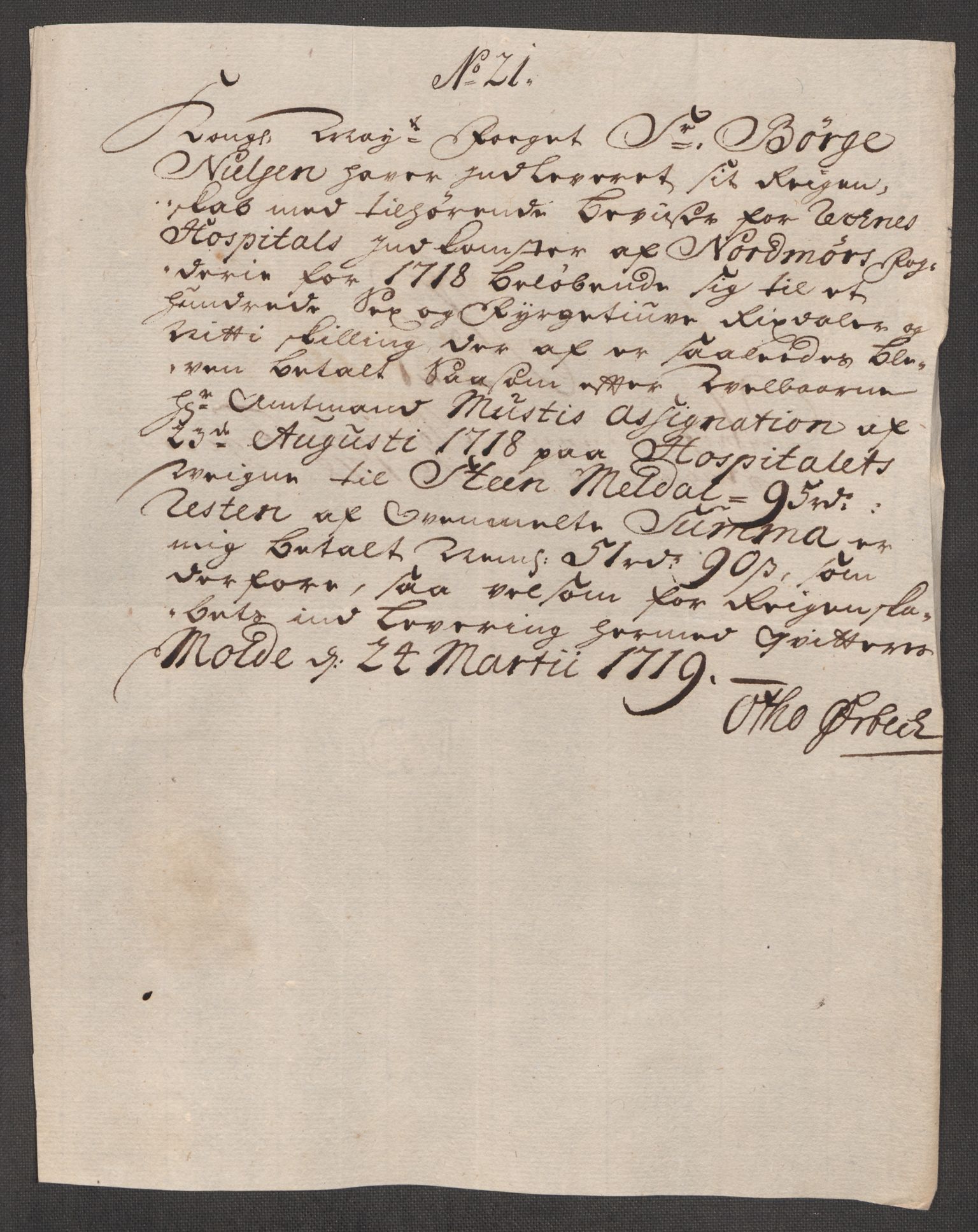 Rentekammeret inntil 1814, Reviderte regnskaper, Fogderegnskap, AV/RA-EA-4092/R56/L3751: Fogderegnskap Nordmøre, 1718, p. 173